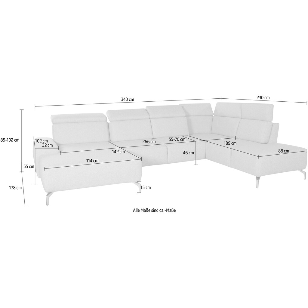 sit&more Wohnlandschaft »Gizeh«