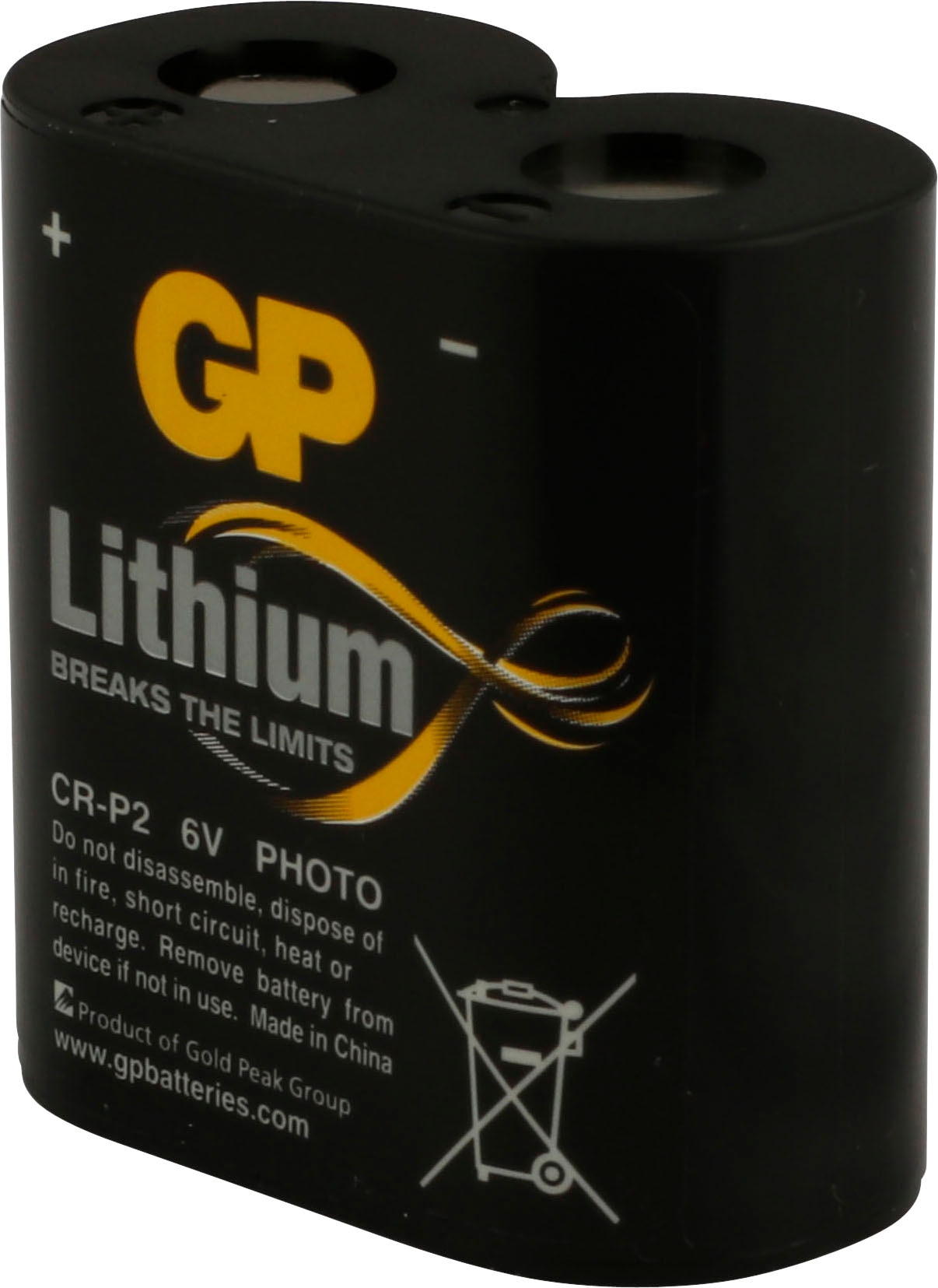 GP Batteries Batterie »1 Stck CRP2 GP Lithium«, DL223A, (1 St.)