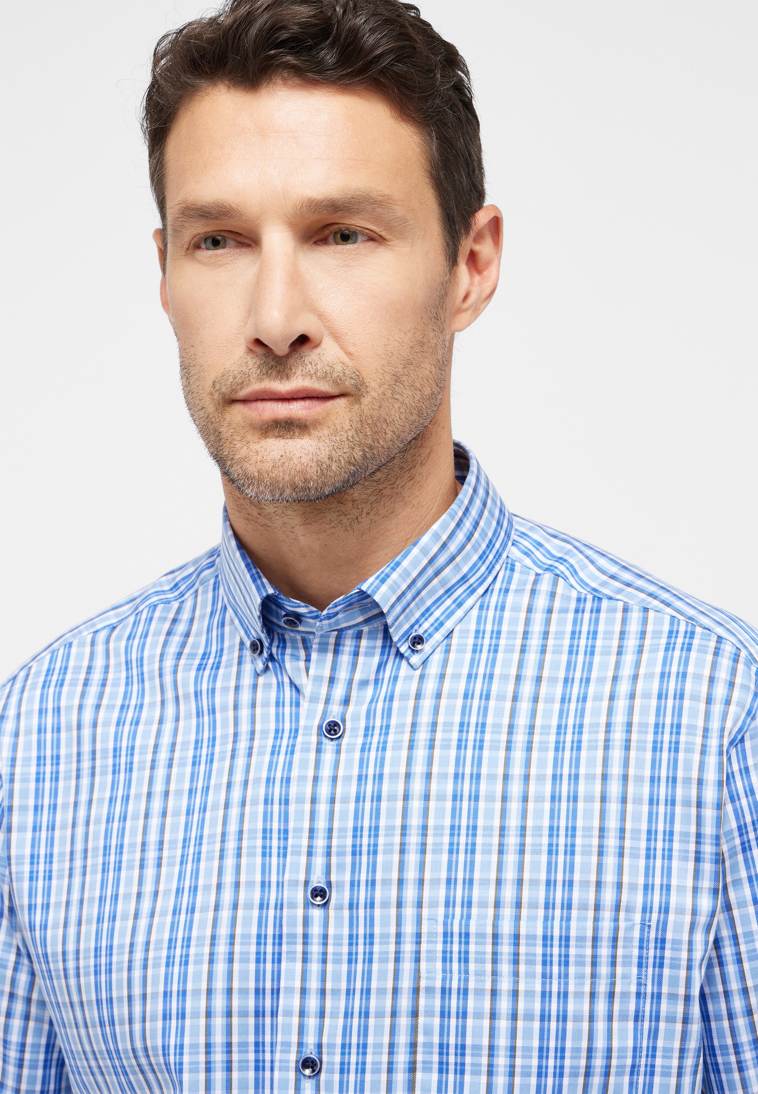 Thumbnail - Eterna Langarmhemd "MODERN FIT" NON IRON (bügelfrei)