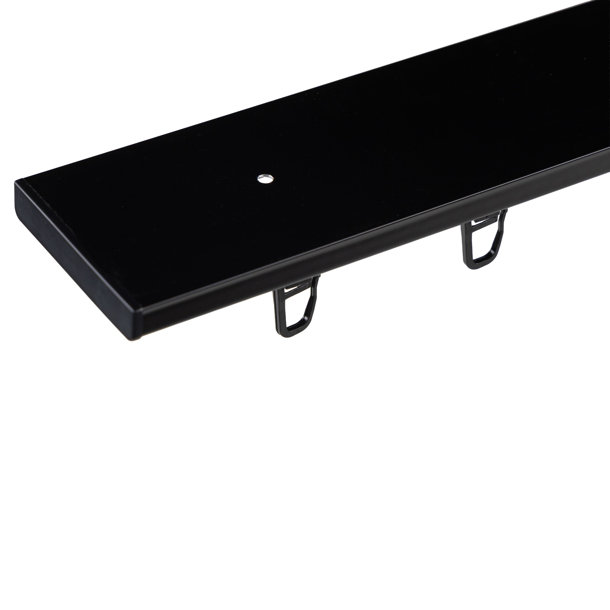 SN DECO GROUP 1100000002199 "Objektschiene LM" 2 läufig-läufig Fixmaß vorgebohrt, Aluminium, Innenlauf, Vorhangschiene