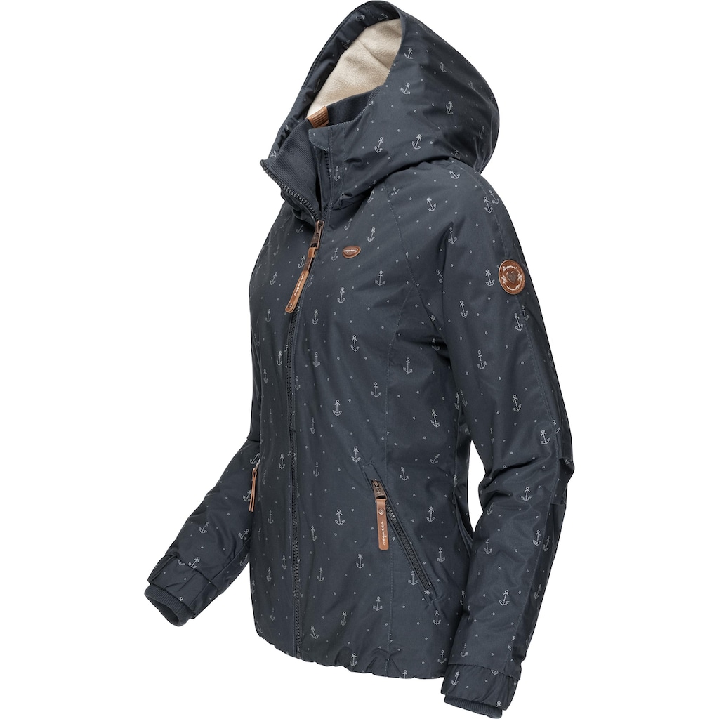 Ragwear Winterjacke »Dizzie Marina Winter Intl.«, mit Kapuze