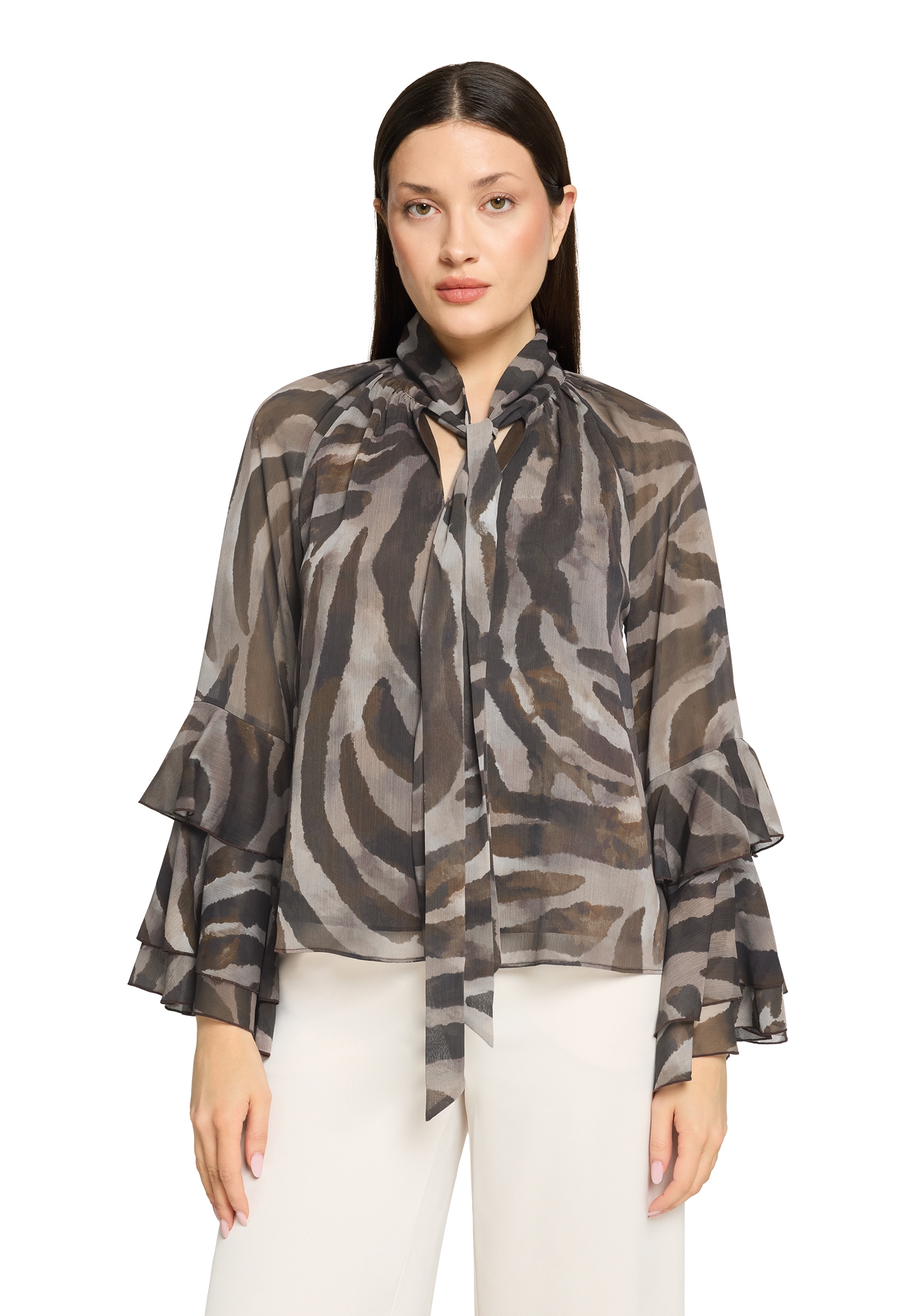 Vera Mont Chiffonbluse "Damen mit Volant" günstig online kaufen