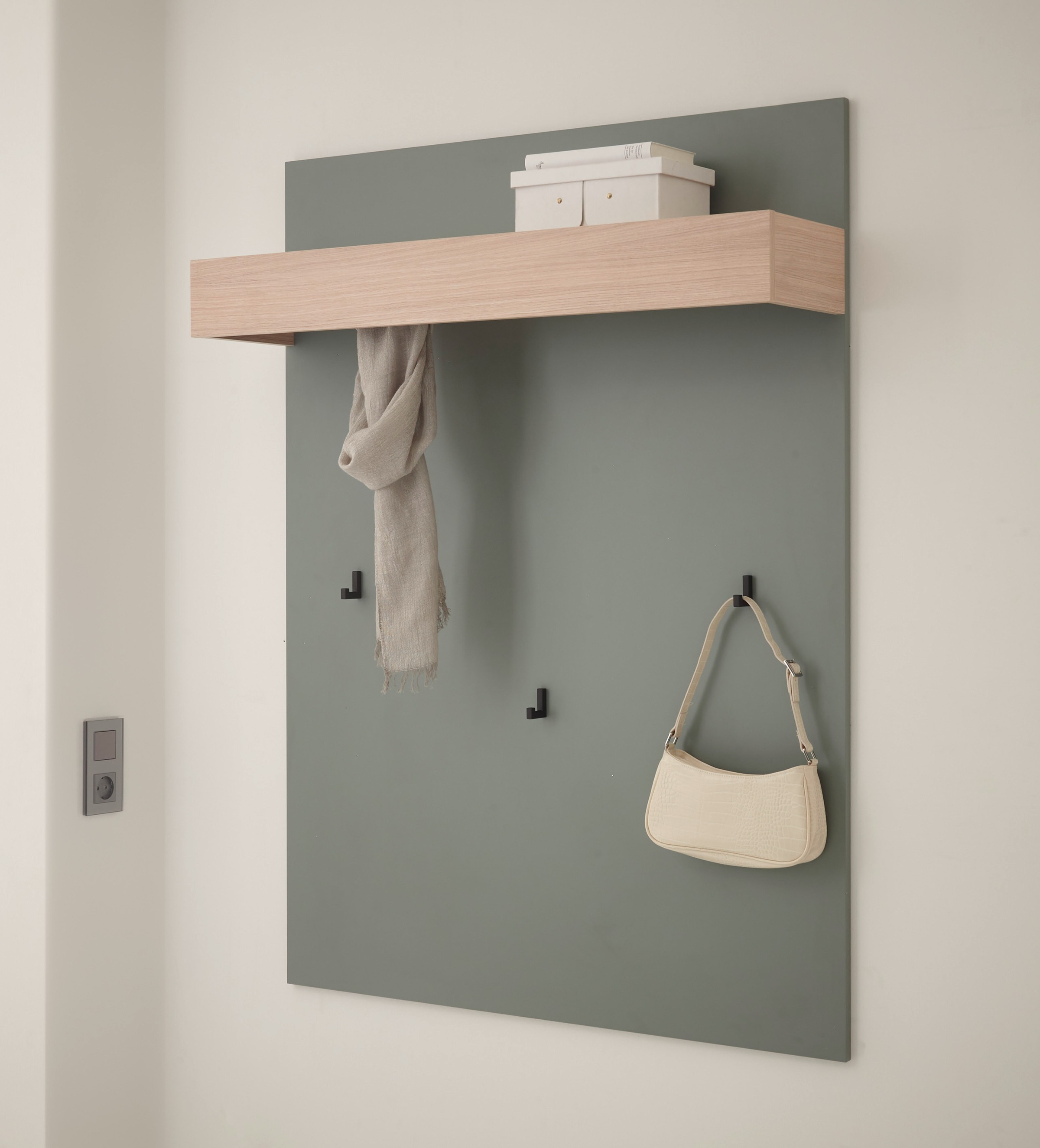 INOSIGN Garderobenpaneel "GiRON/CiTY, Wandregal in vier Farben, Flurgardero günstig online kaufen