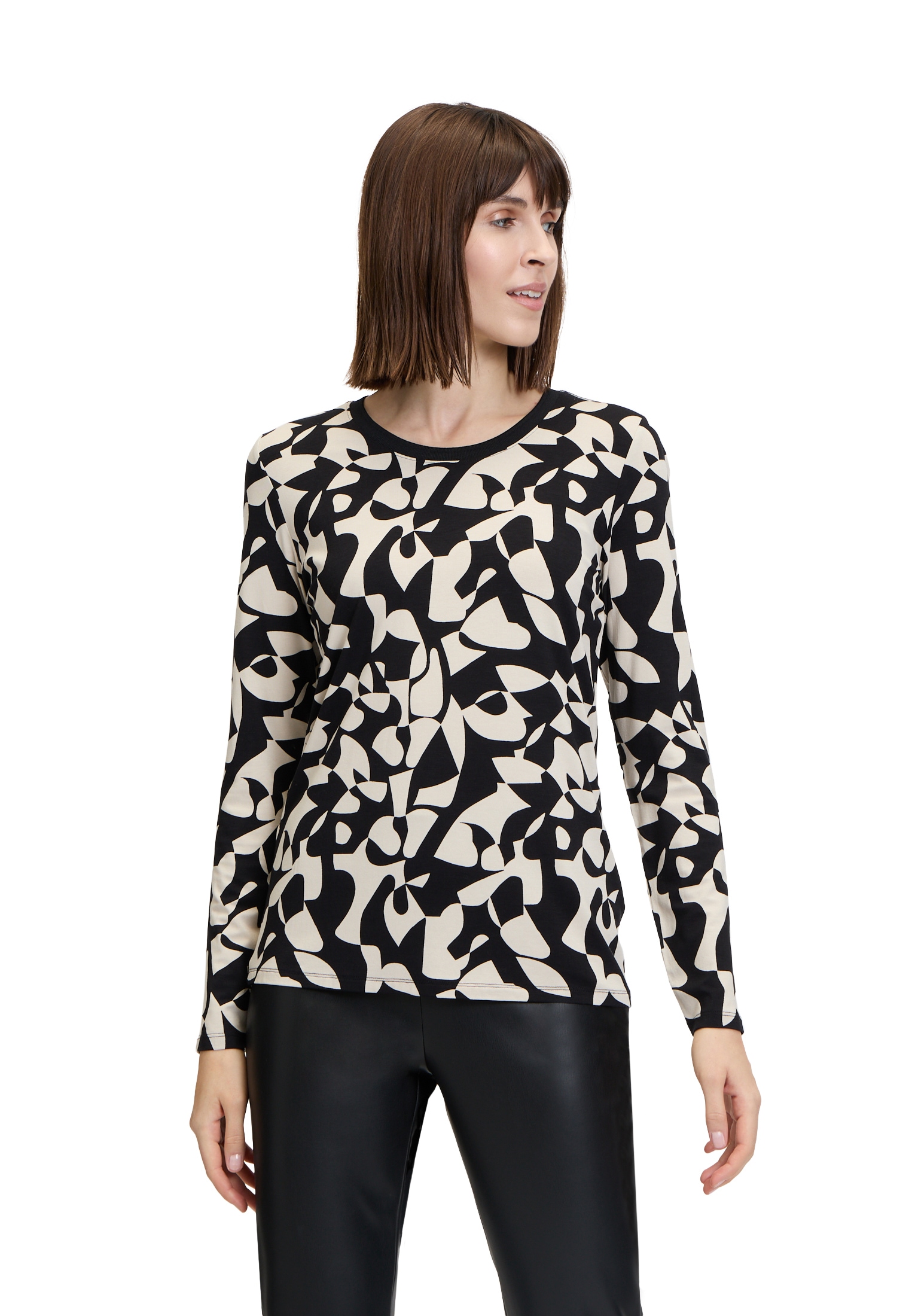 Betty Barclay Kurzarmshirt "Betty Barclay Damen Basic Shirt mit Print", (1 günstig online kaufen