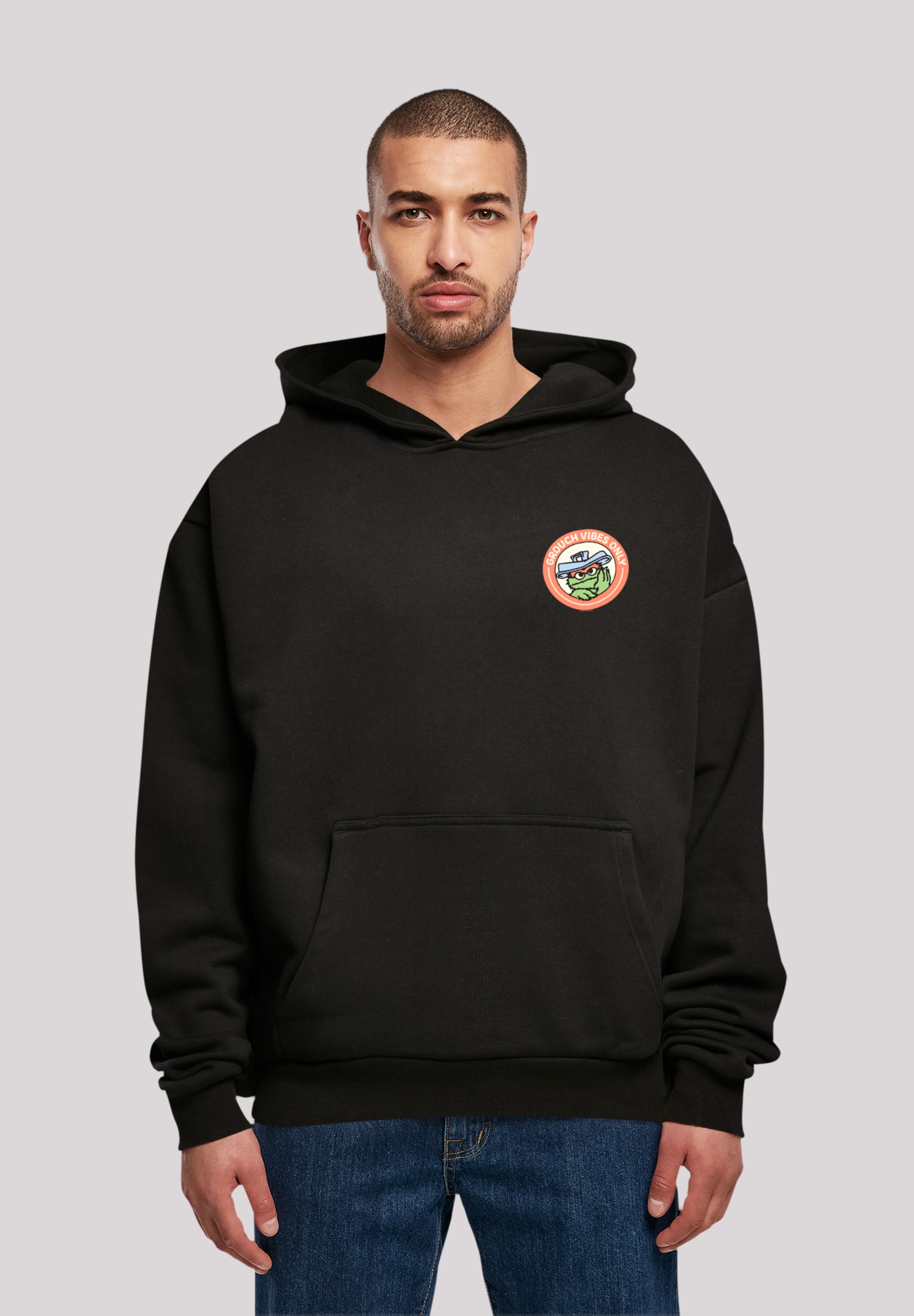 F4NT4STIC Kapuzenpullover "Sesamstraße Grouch Vibes Only", Premium Qualität günstig online kaufen