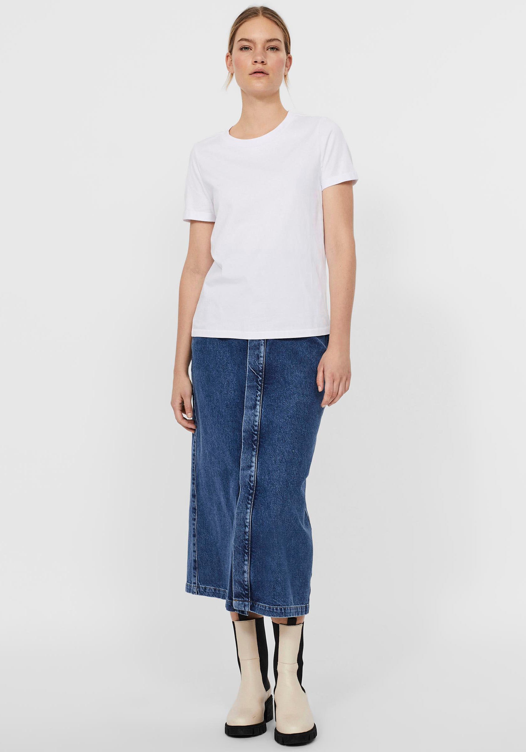 Vero Moda Rundhalsshirt »VMPAULA«