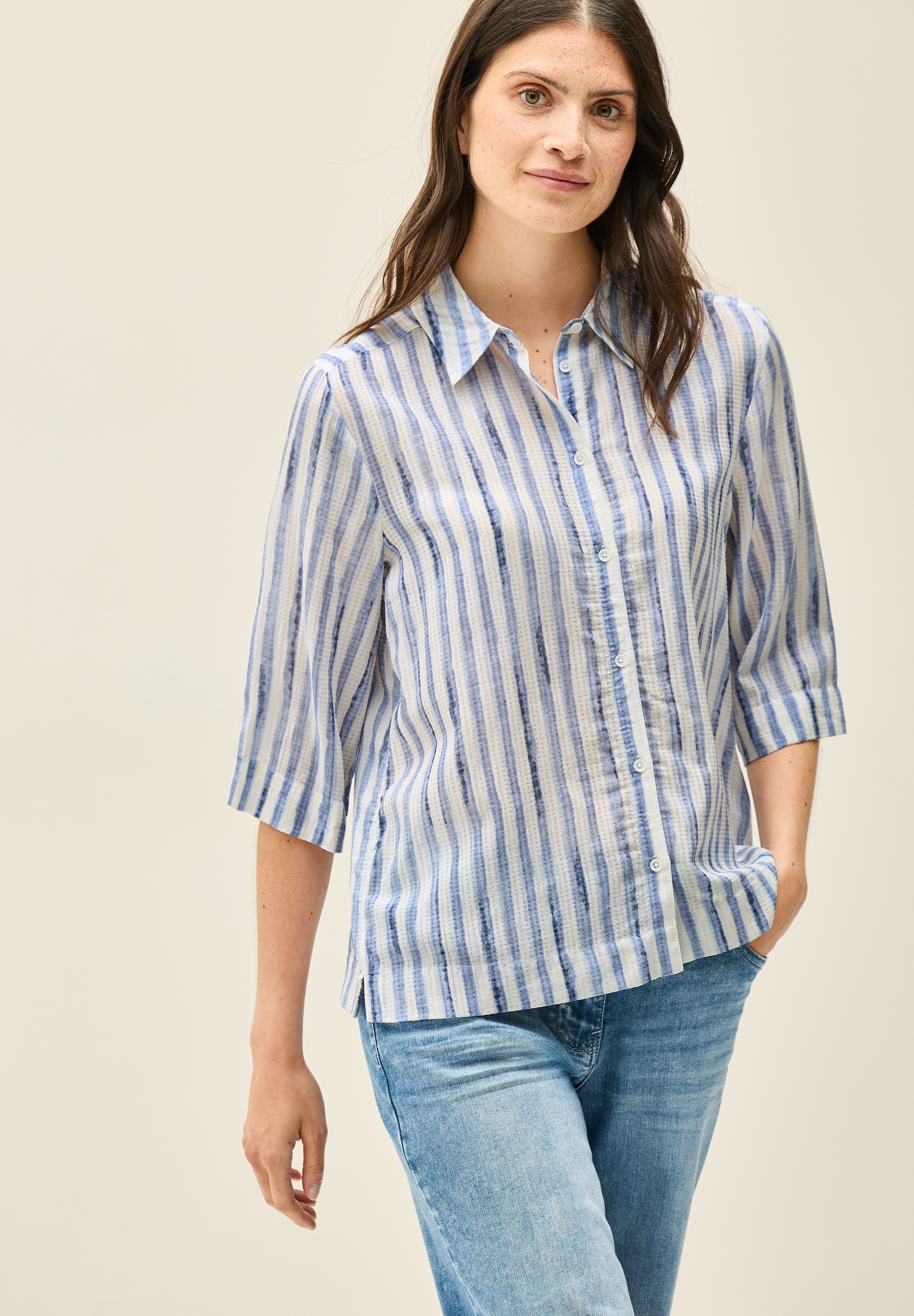 Cecil Hemdbluse im Streifen-Design günstig online kaufen