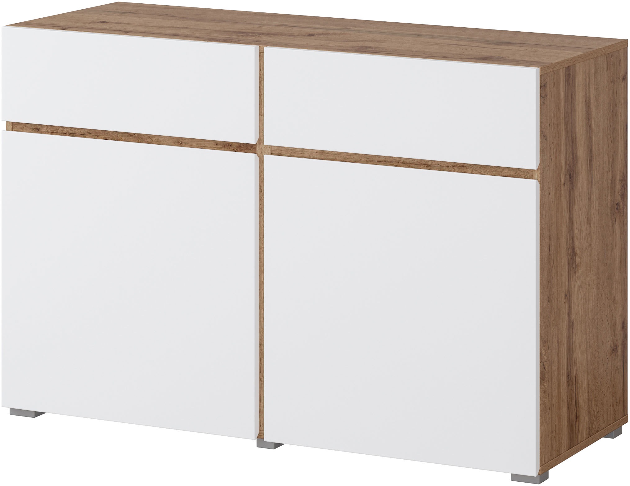 OTTO home Sideboard "Cross,Breite 119,5 cm, moderne grifflose Kommode,2 Tür günstig online kaufen