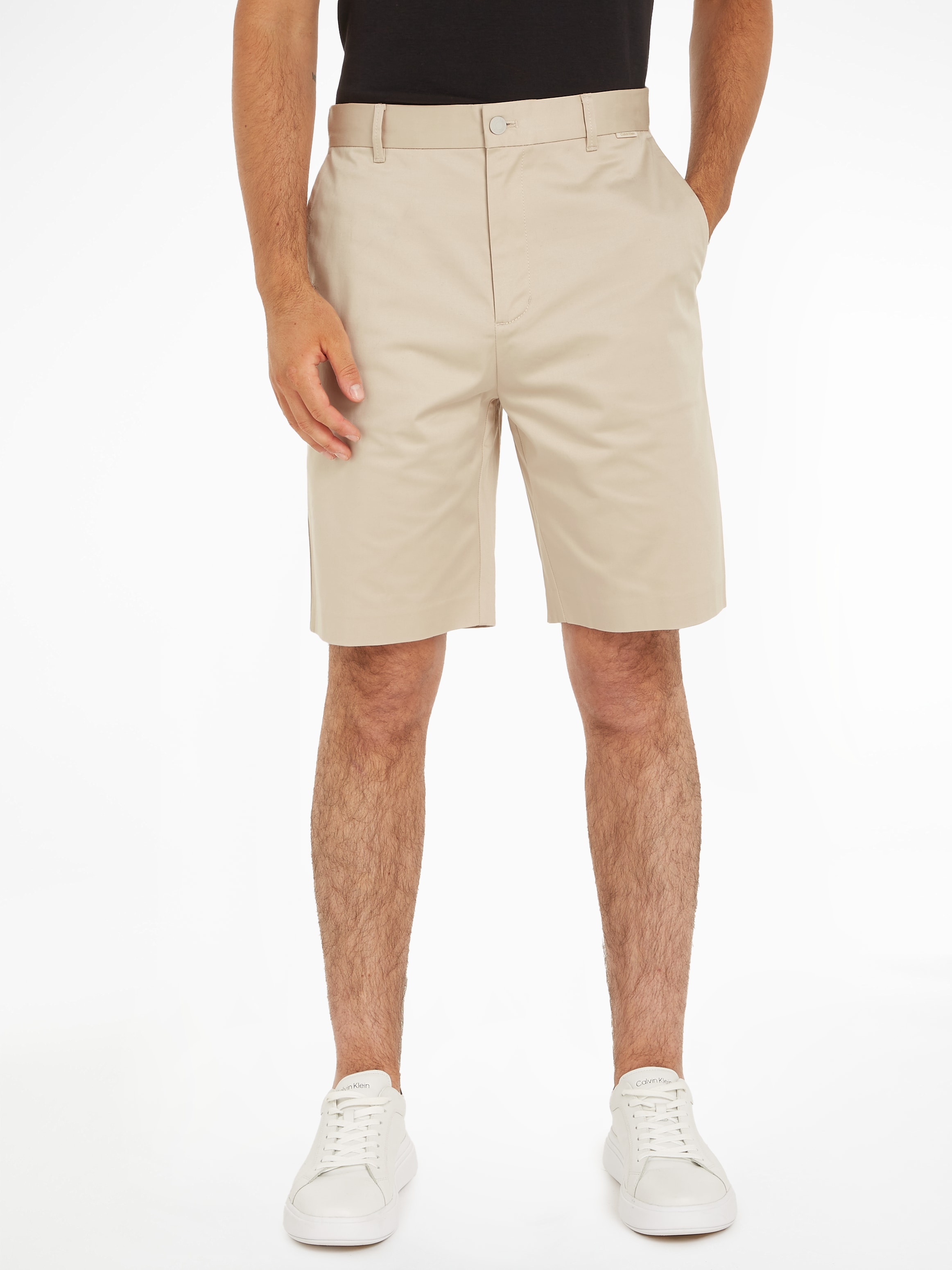 Calvin Klein Chinoshorts "SATEEN STRETCH REGULAR STRAIGHT"