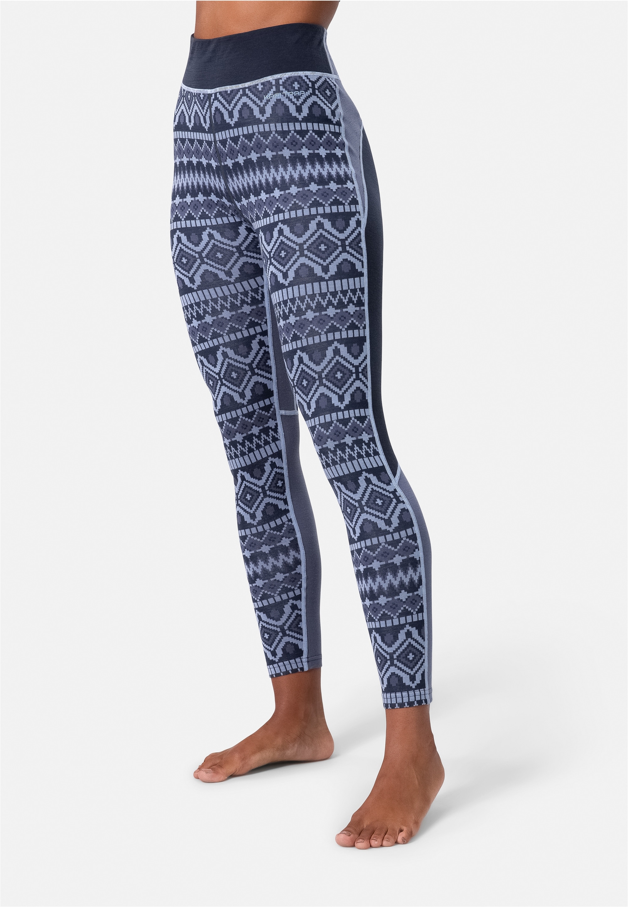 Kari Traa Thermohose »MALIA«, mit Wolle und Jacquard-Strick