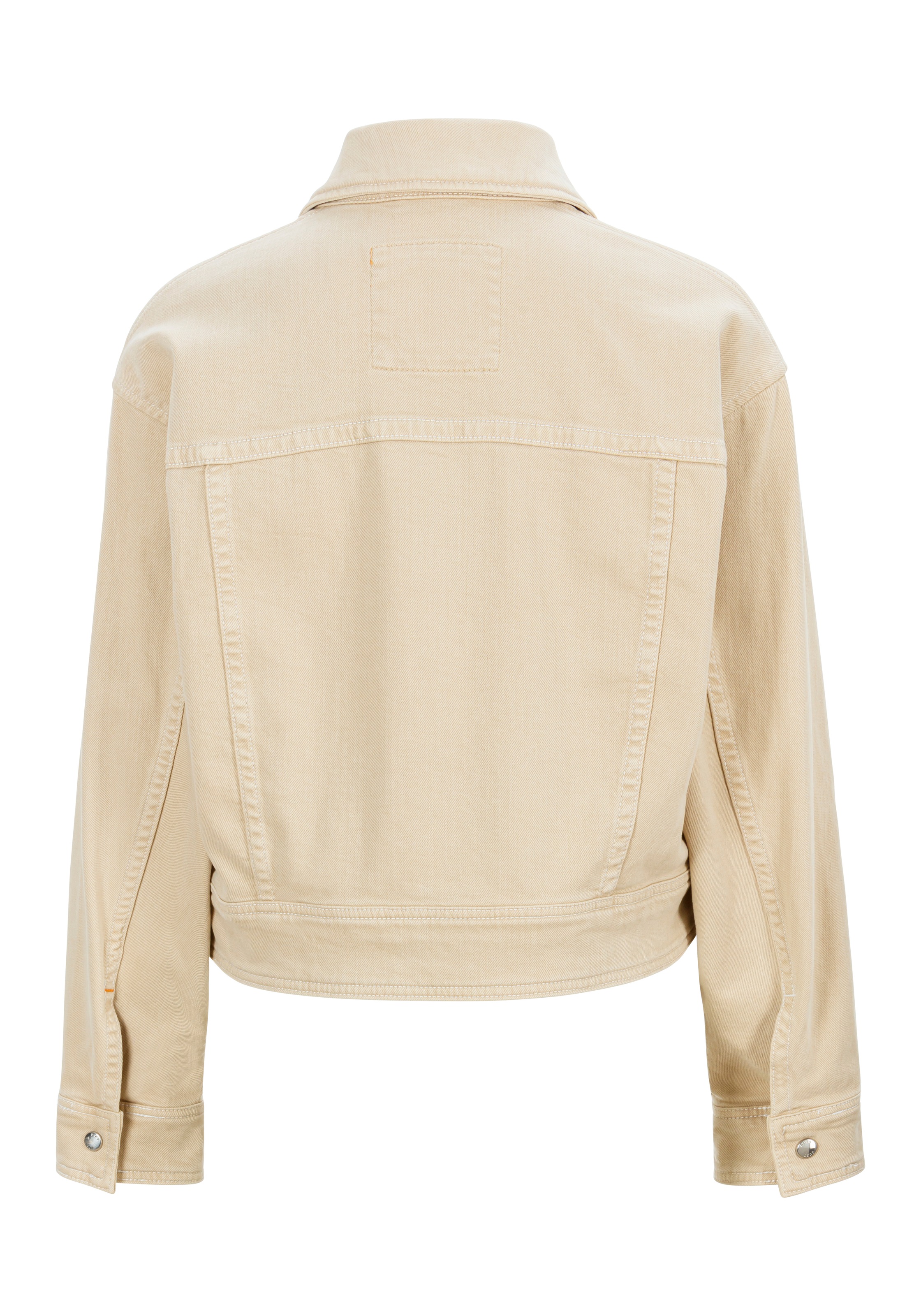 BOSS ORANGE Kurzblazer »Jelt-D Premium Damenmode«, im Biker-Style, cropped