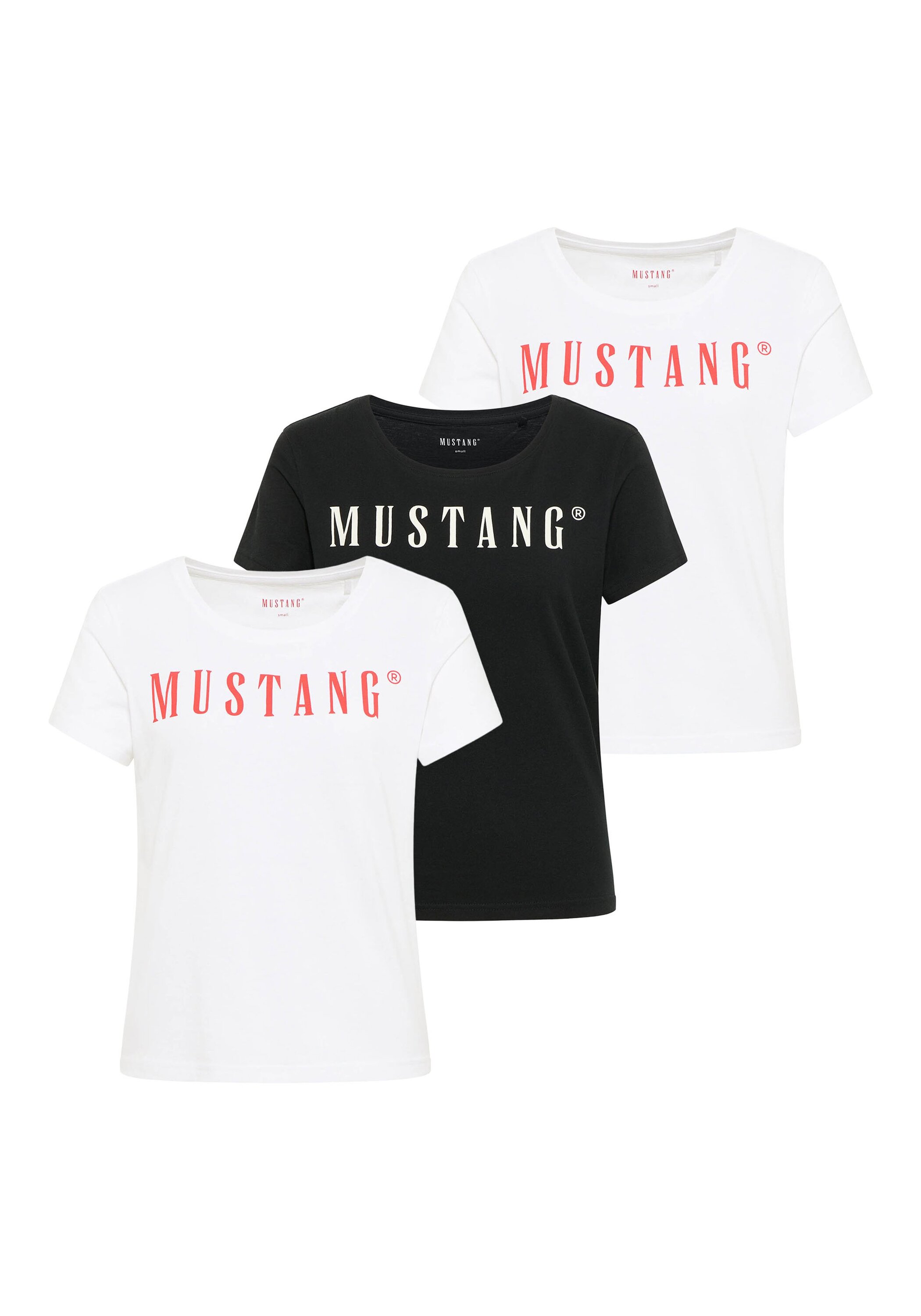 MUSTANG T-Shirt "T-Shirt Style Alma 3P 3er Pack"