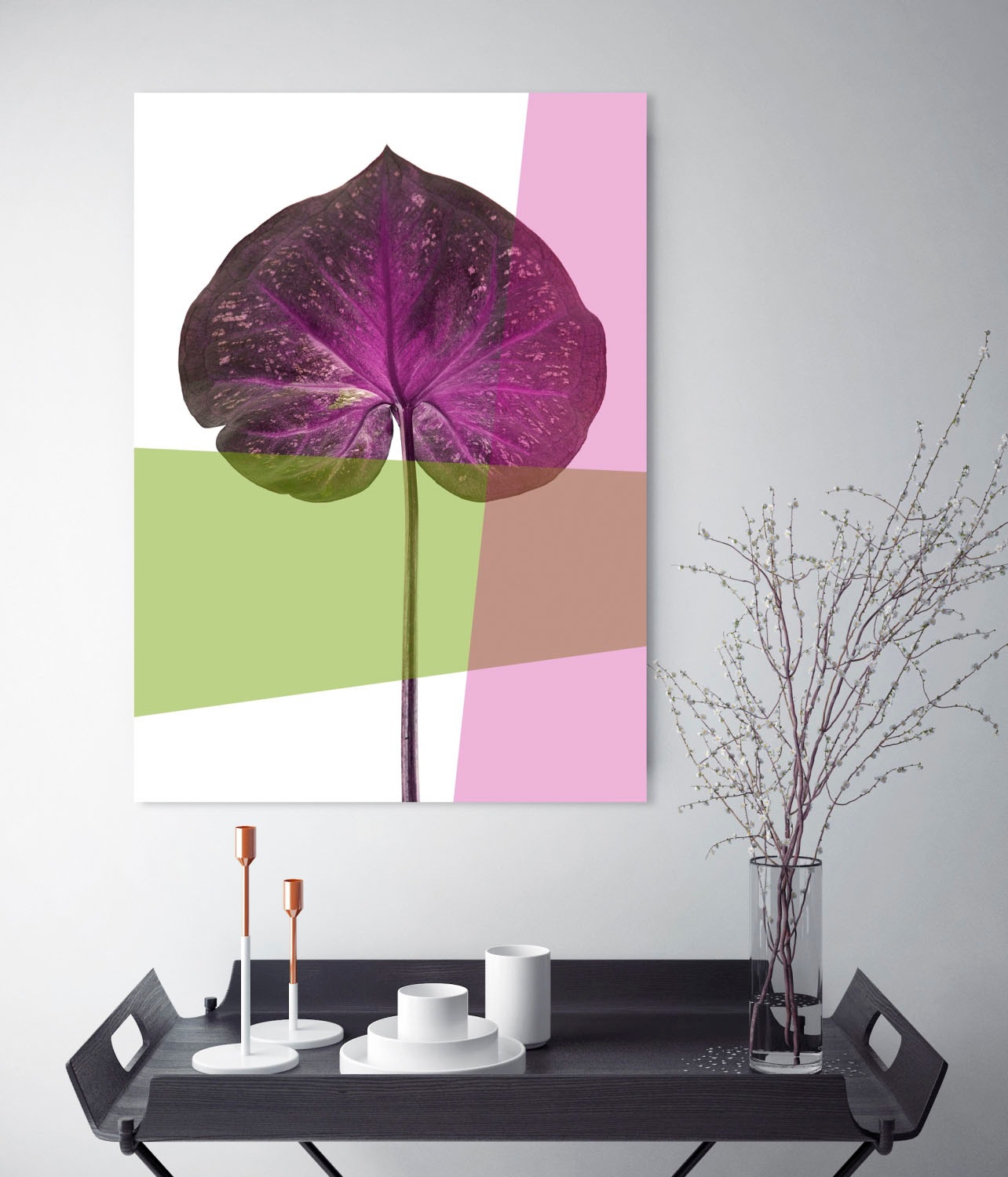 queence Acrylglasbild »Blätter« Blätter | Blätterbilder | Kunst | Pflanzen | Pflanzenbilder Fine Art-Print in Galeriequalität