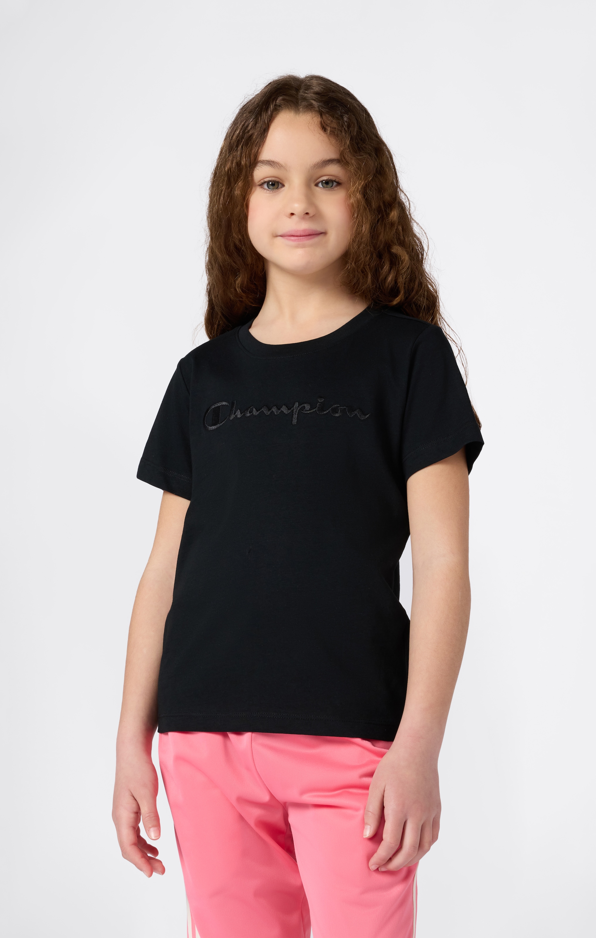 Champion T-Shirt "ICONS Crewneck T-Shirt" für Kinder und Jugendliche, Kurzarm, mit Rundhalsausschnitt