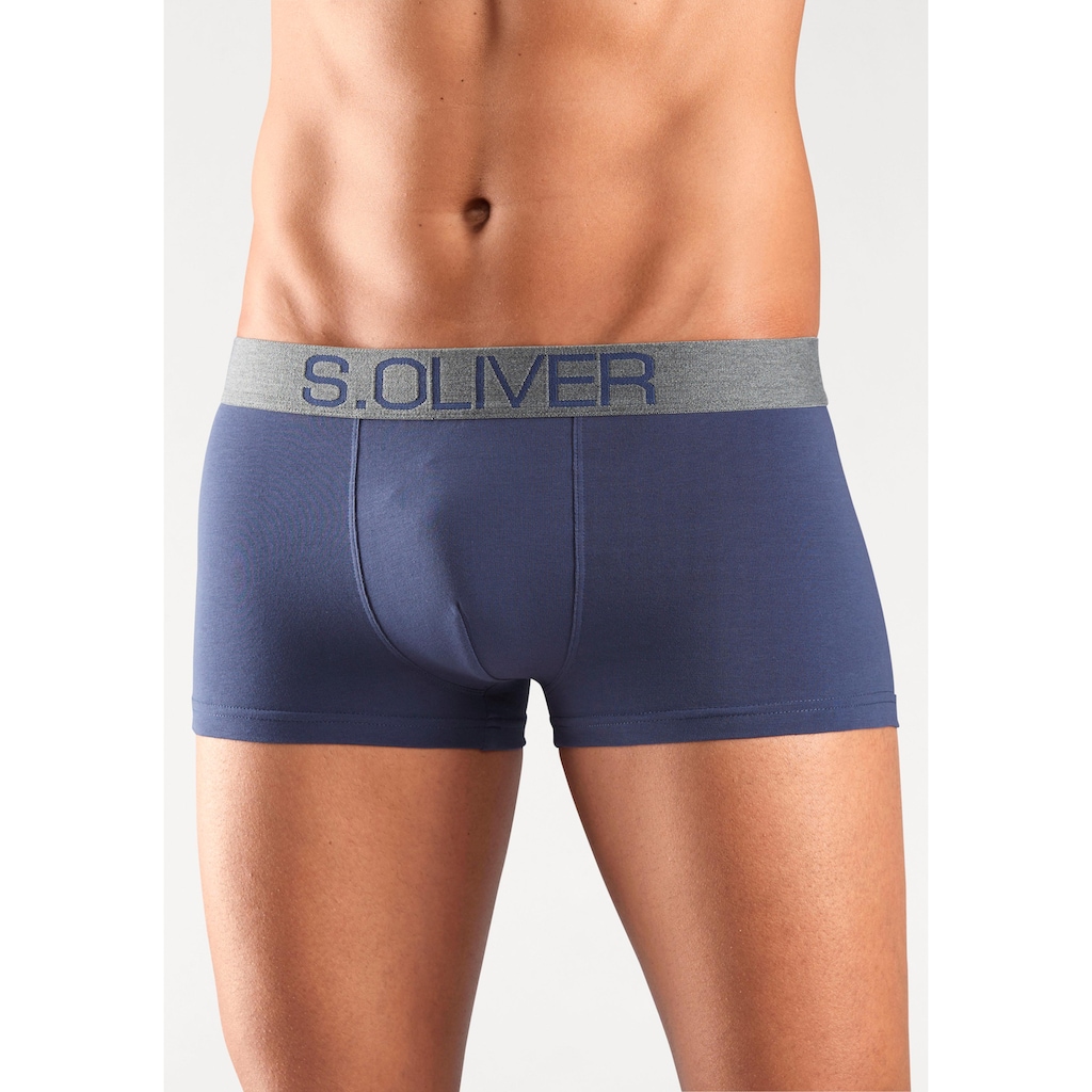 s.Oliver Boxershorts, (Packung, 4 St.)