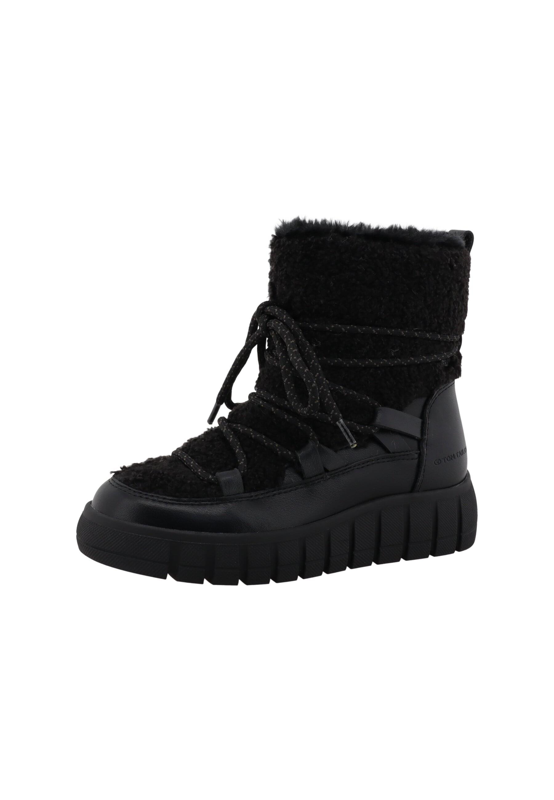 Stiefel TOM TAILOR "Tom Tailor Tall Boots", Mädchen, Gr. 39, schwarz, unifarben, Schuhe Stiefel 2