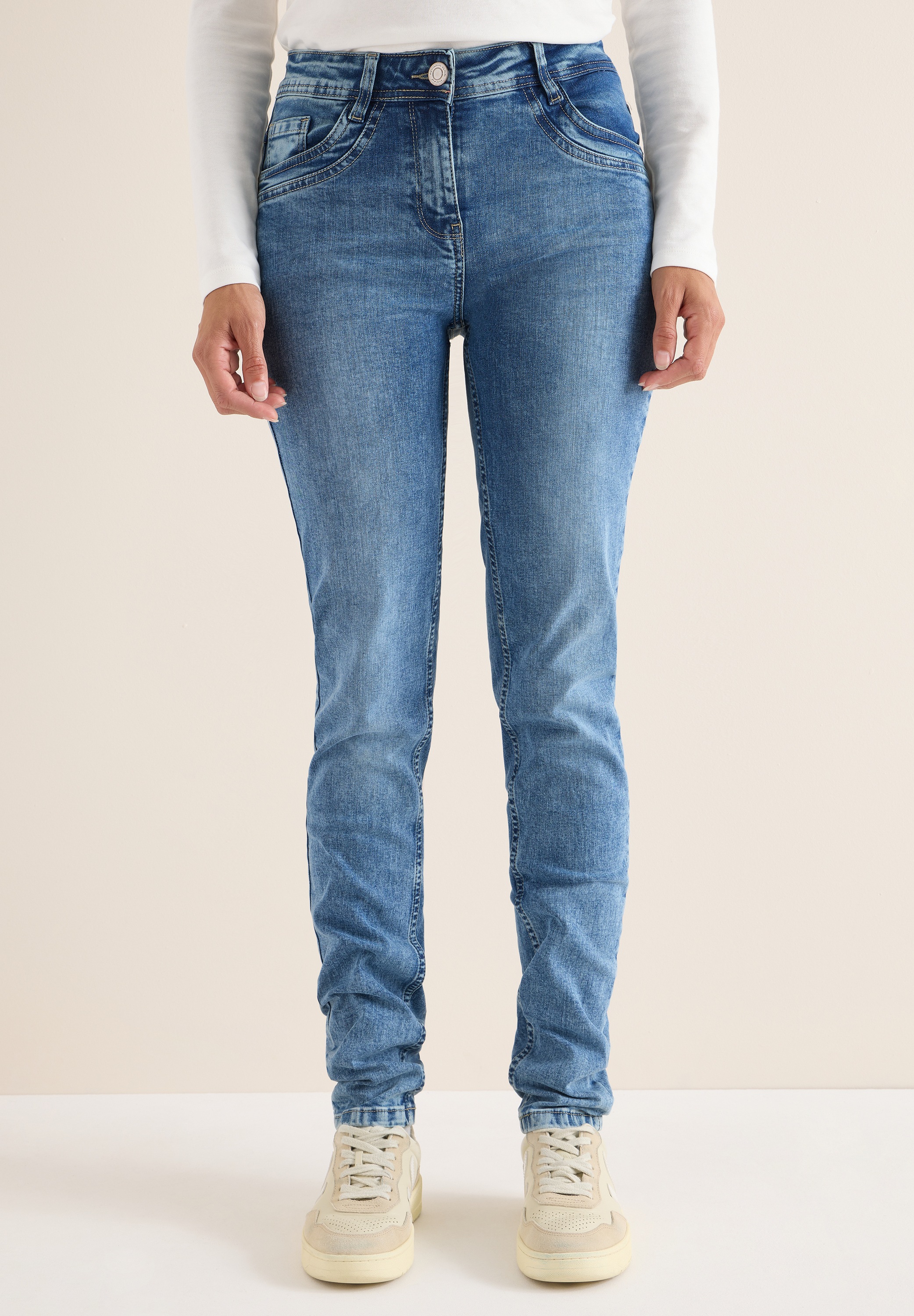 Cecil Slim-fit-Jeans 5-Pocket-Style