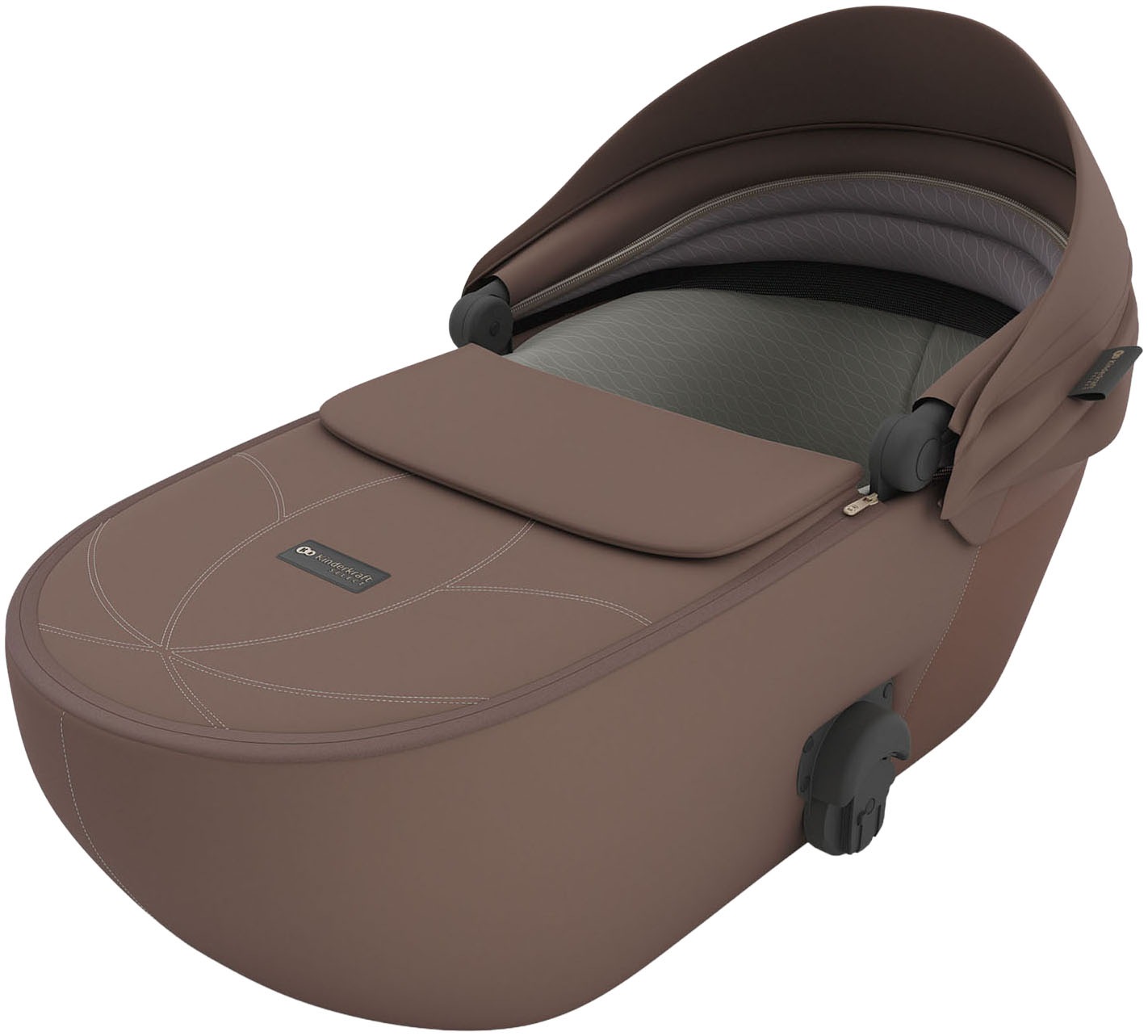Kinderkraft Kombi-Kinderwagen »PRIME 3 3in1« 22 kg inkl. Babyschale MINK