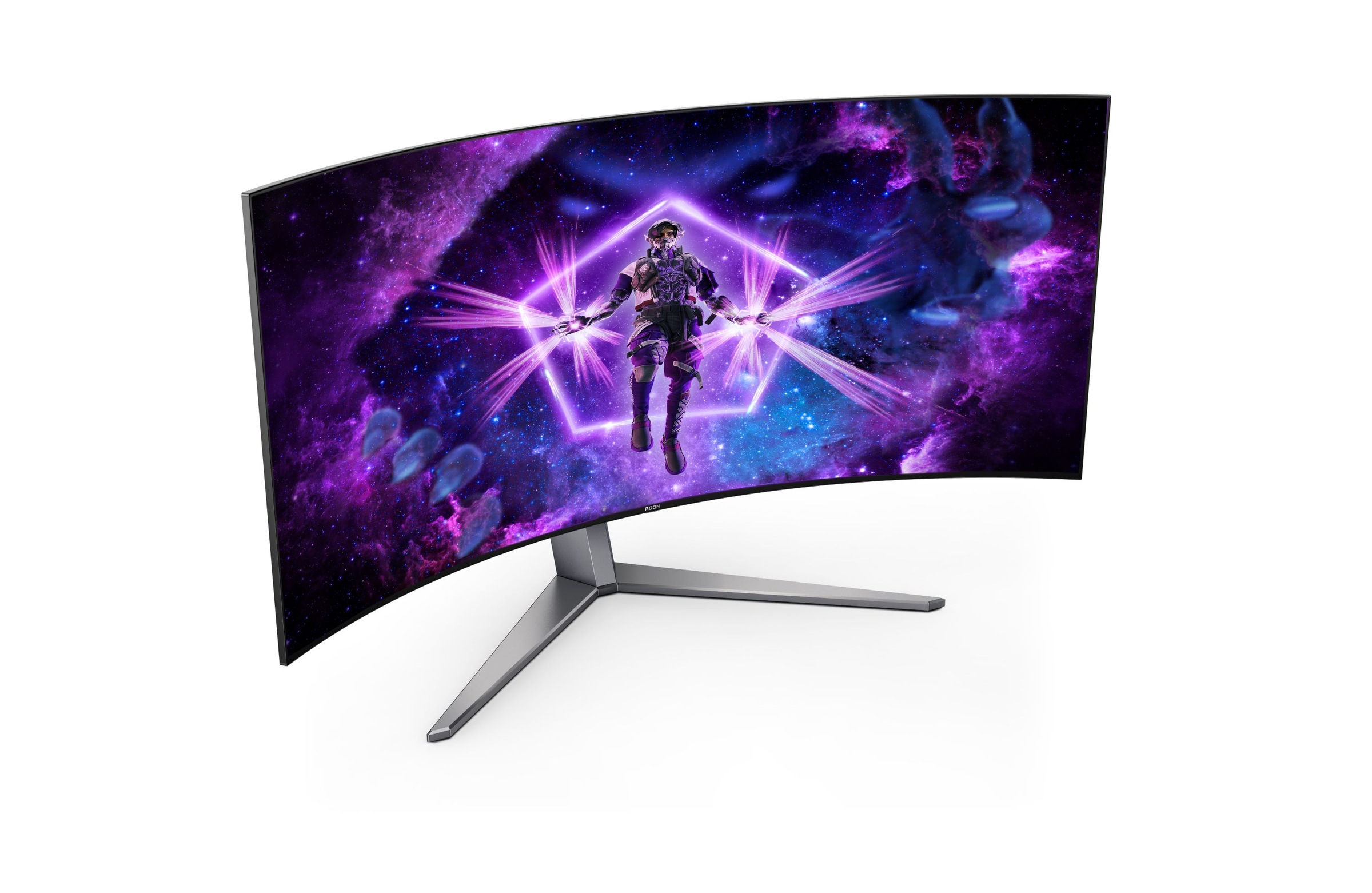 AOC Curved-Gaming-OLED-Monitor »AG456UCZD«, 113 cm/45 Zoll, 3440 x 1440 px, WQHD, 0,03 ms Reaktionszeit, 240 Hz, drehbar
