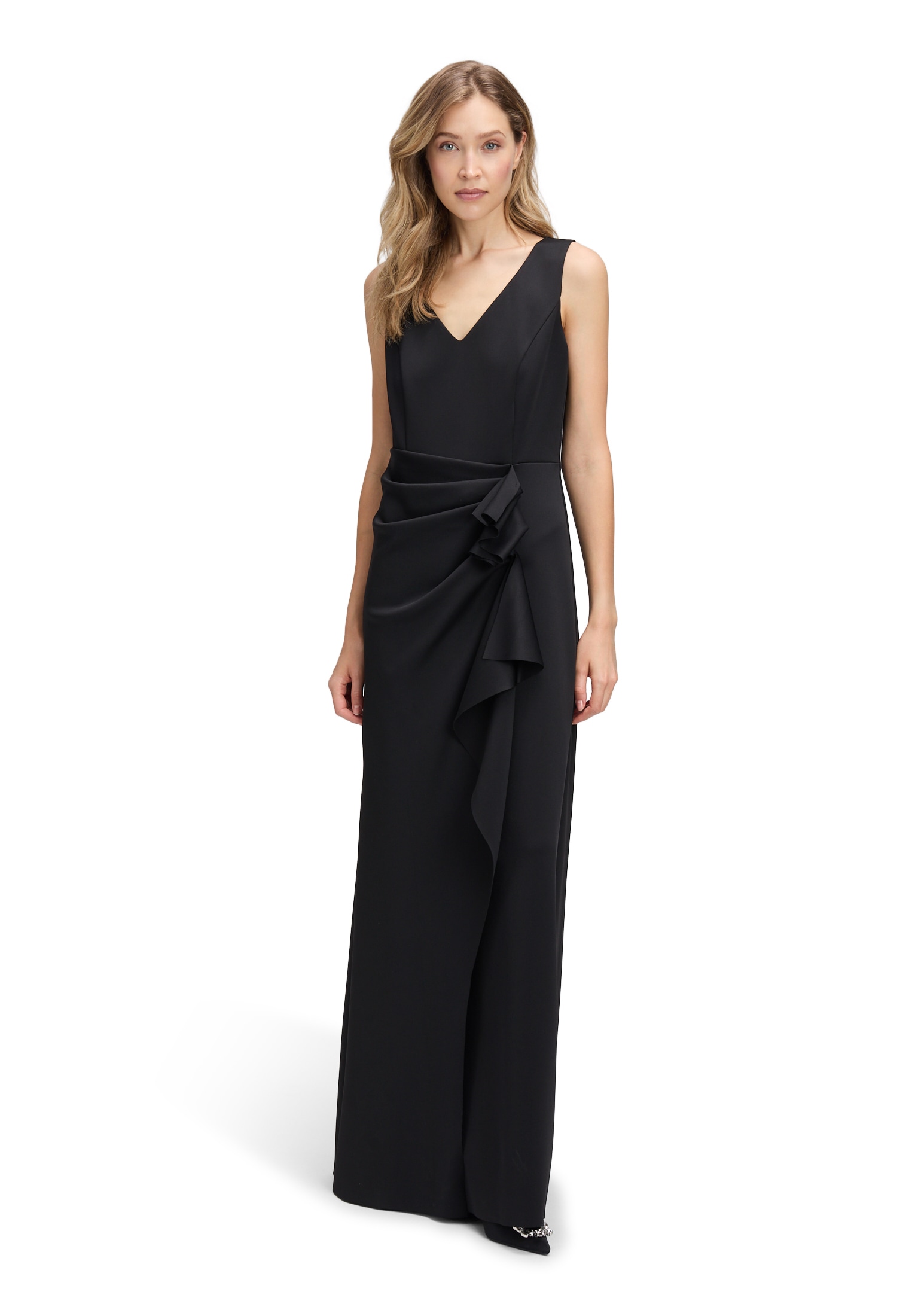 Vera Mont Abendkleid "Vera Mont Damen Abendkleid mit Volant" Ohne Tasche günstig online kaufen