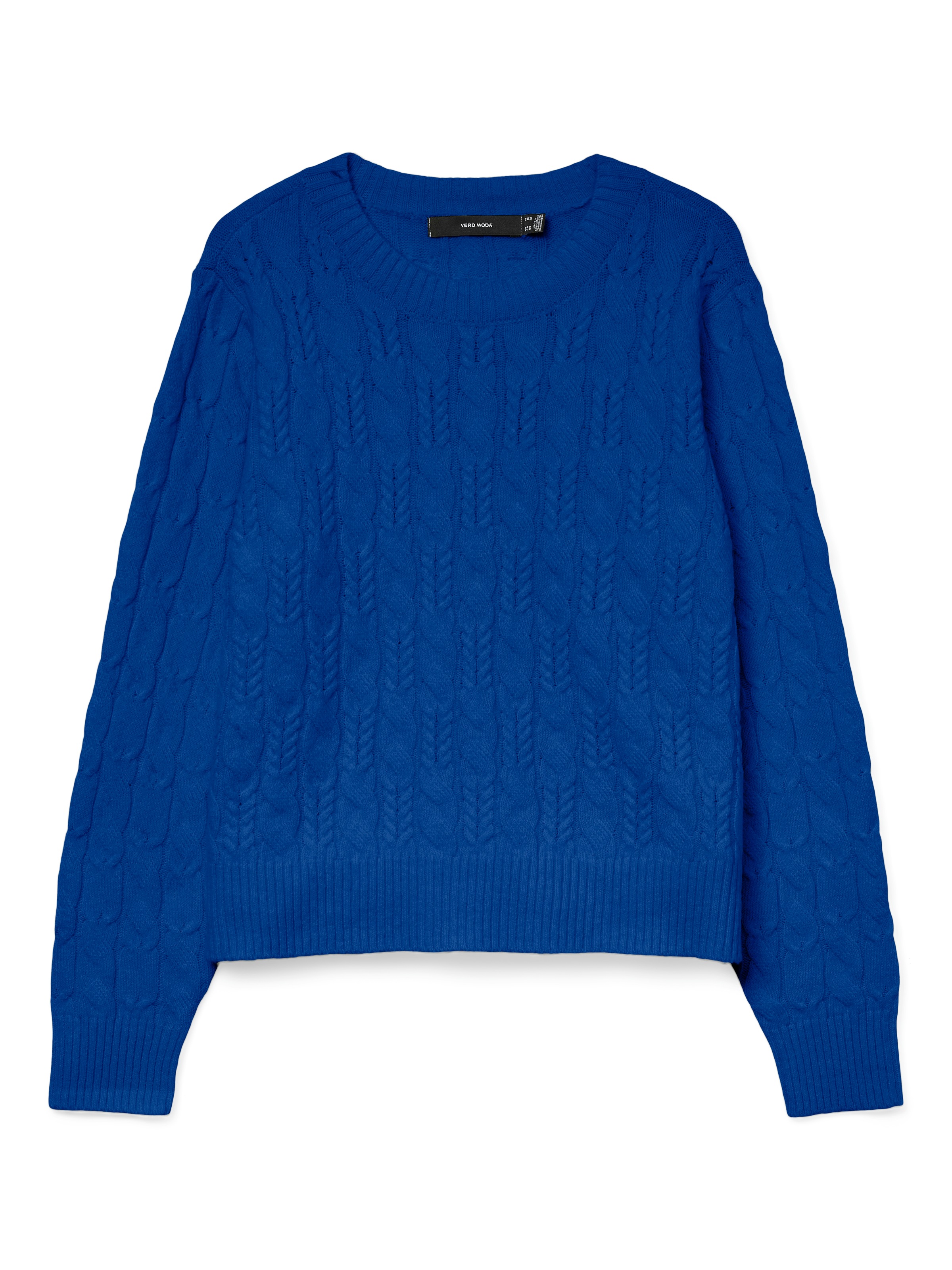 Vero Moda Strickpullover "VMARIES LS O-NECK CABLE PULLOVER BF" mit Zopfstri günstig online kaufen