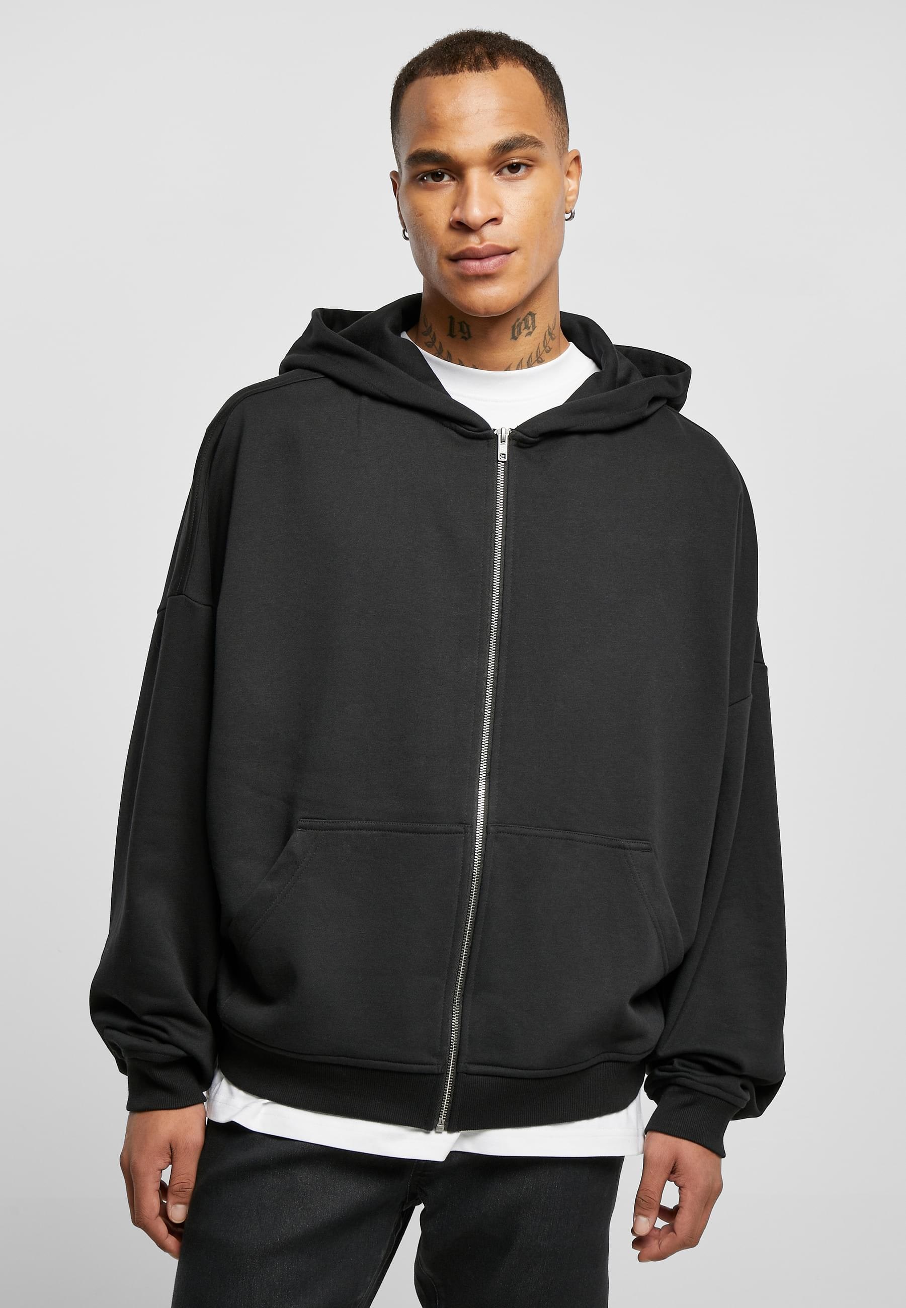 URBAN CLASSICS Sweatjacke »Urban Classics Herren 90's Zip Hoody«