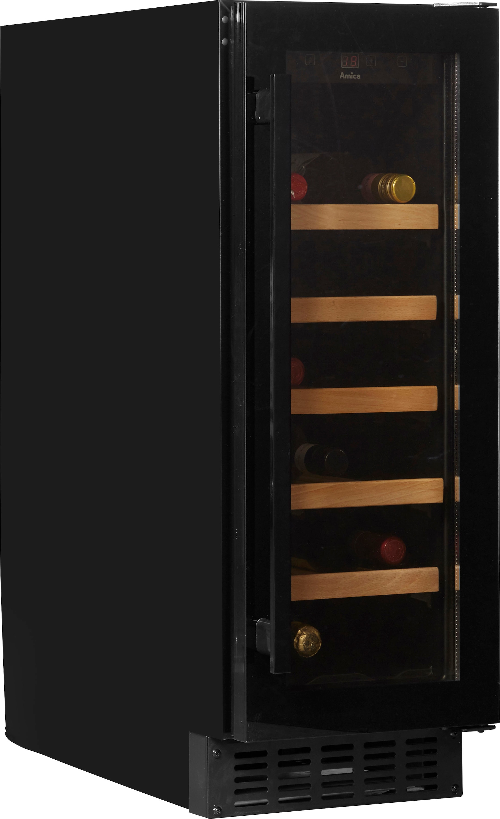 Amica Weinkühlschrank »WK 341 115 S«, für 20 St. Standardflaschen á 075l, Standkühlschrank