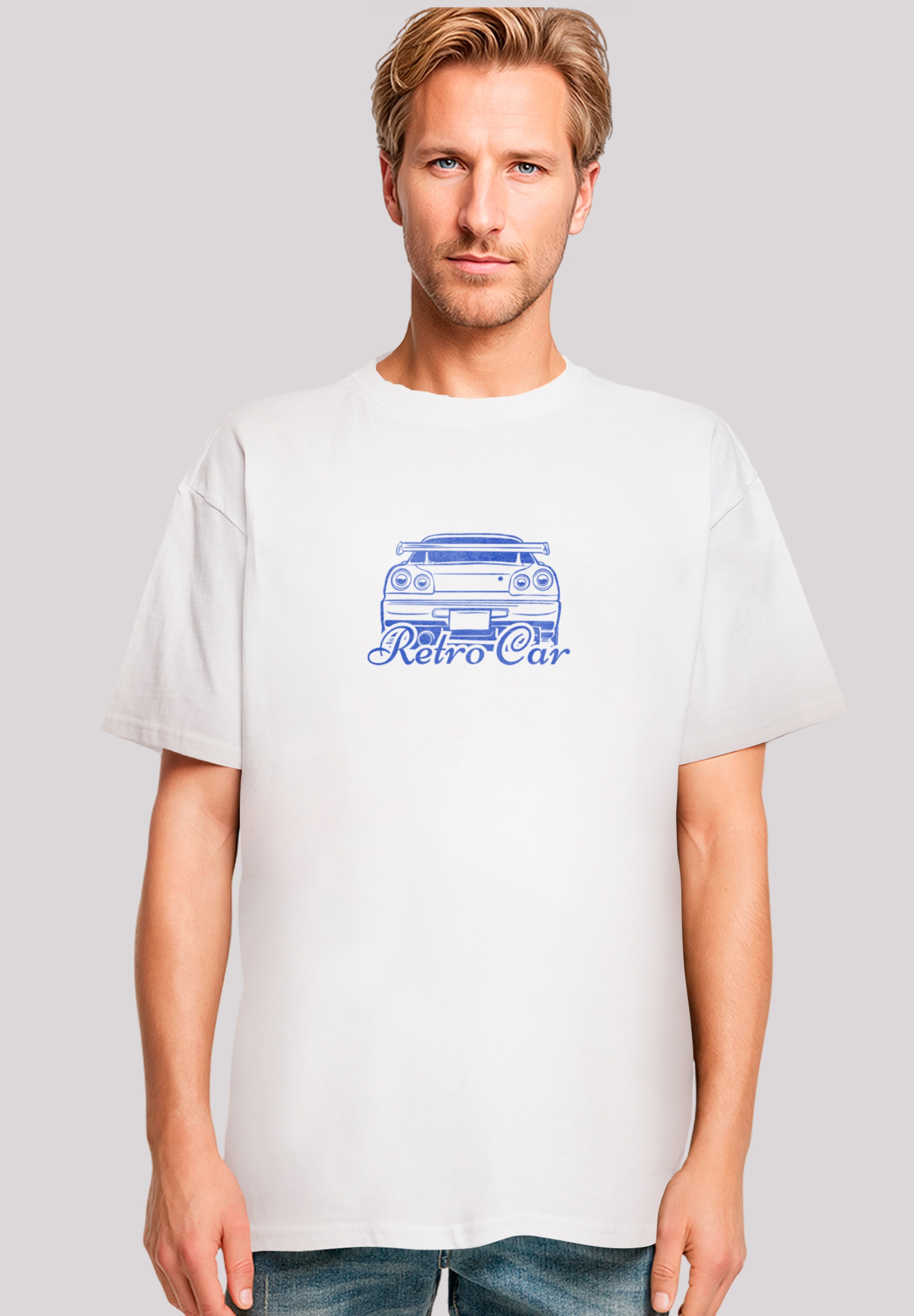 F4NT4STIC T-Shirt "Retro Car Oversize Japanese Streetstyle" Japan Streetwea günstig online kaufen
