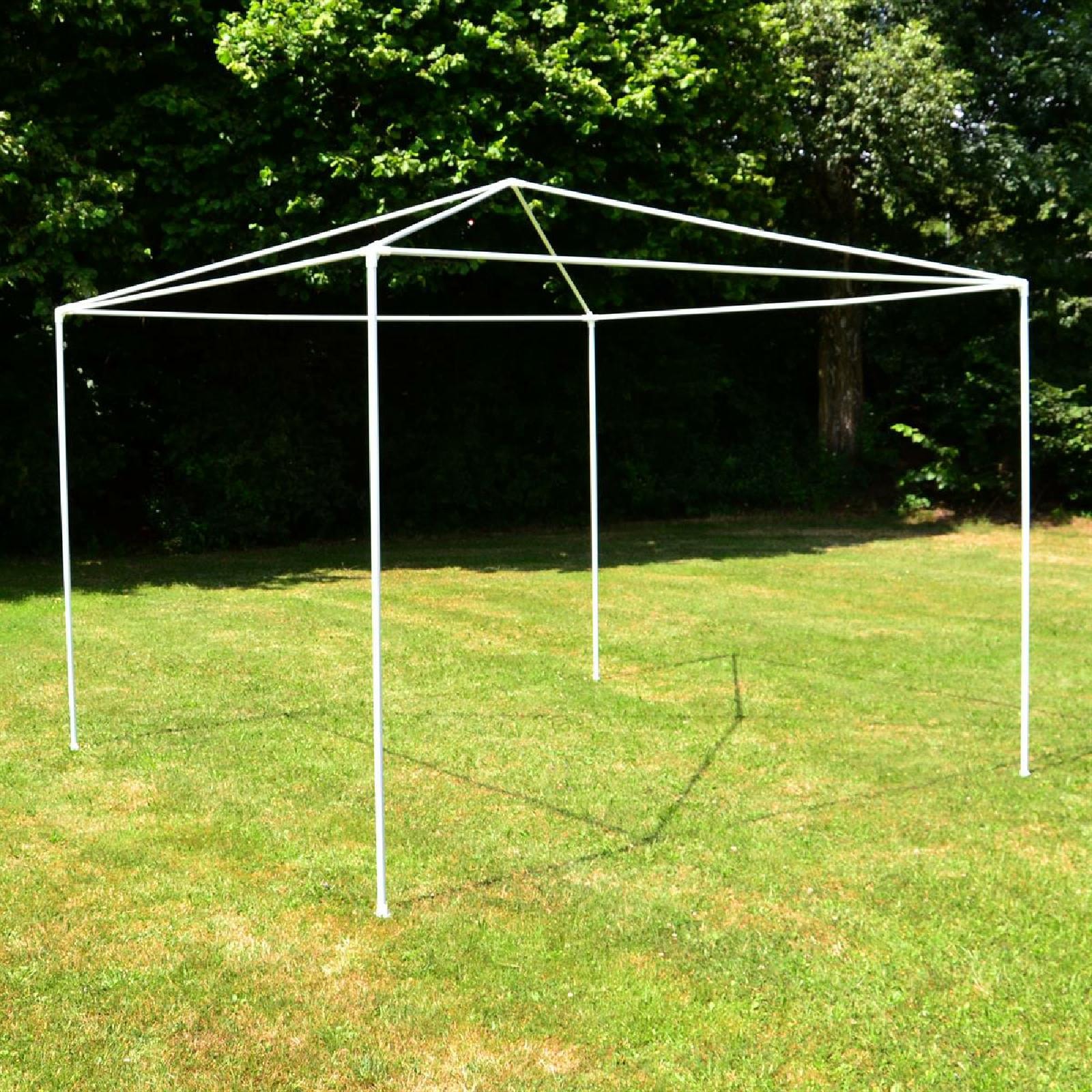 VCM Pavillon »Pavillon 3x3 m Grün mit Seitenfenster«