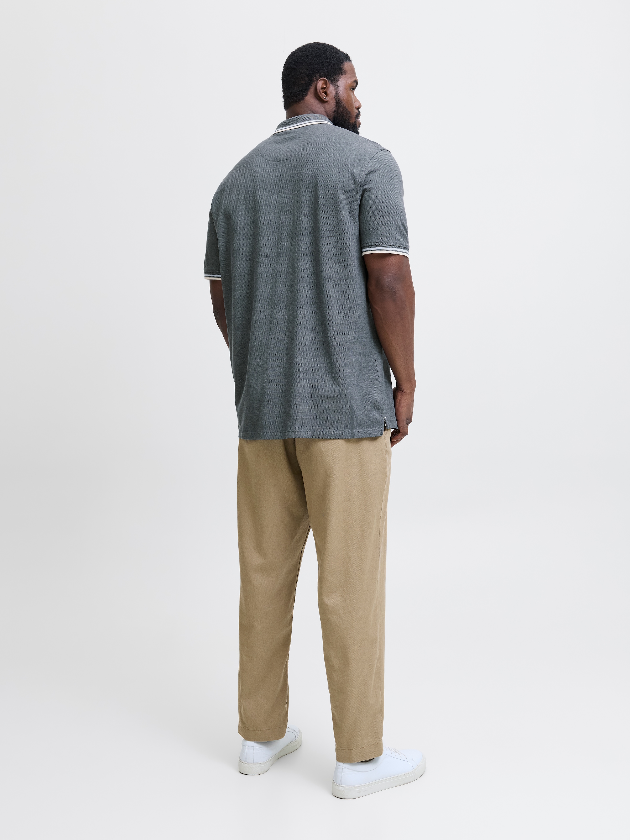 Jack & Jones PlusSize Poloshirt »JJEPAULOS POLO SS NOOS PLS«, mit Logo Stickerei
