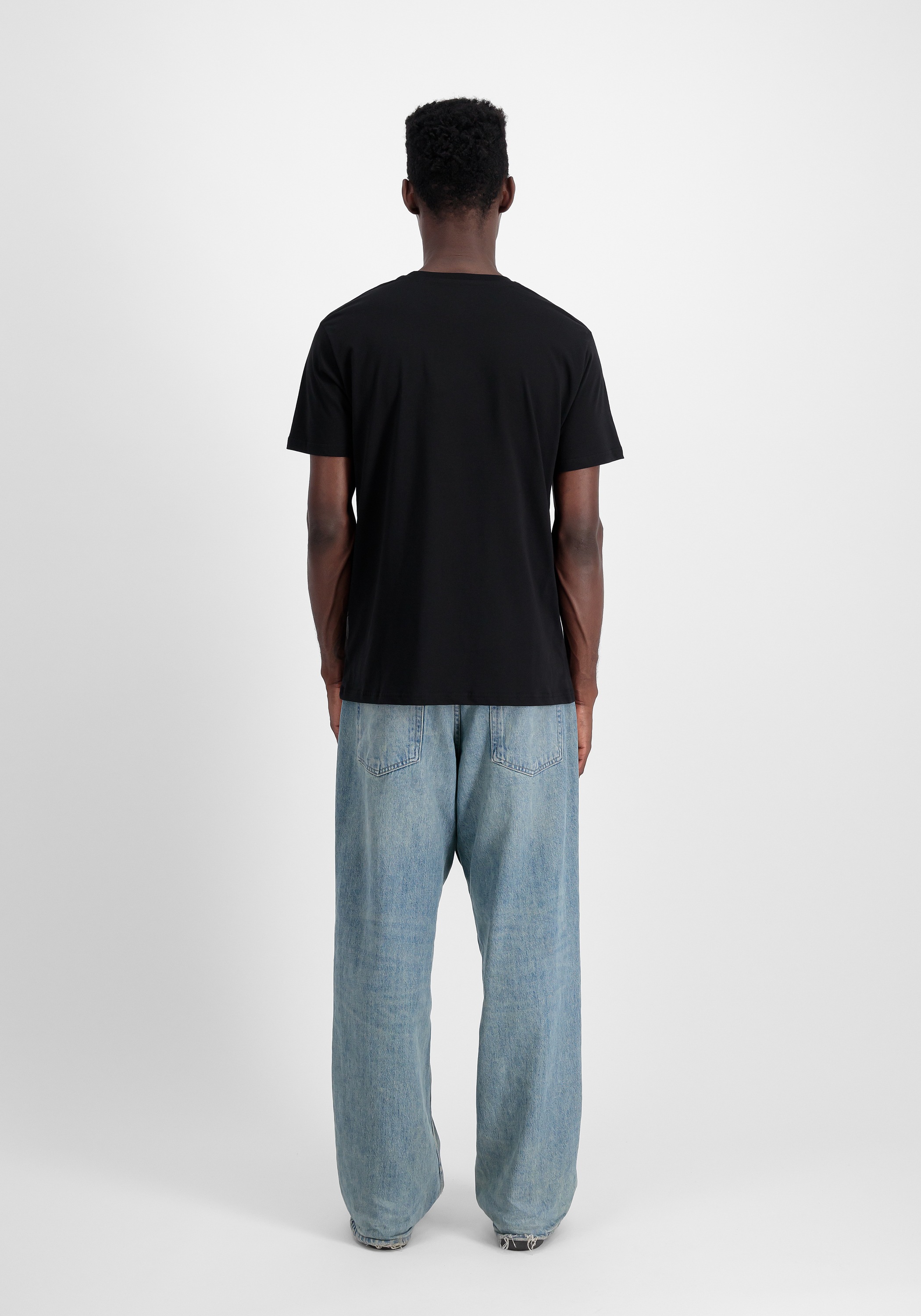Alpha Industries T-Shirt »Alpha Industries Men - T-Shirts Satin Logo T-Shirt«