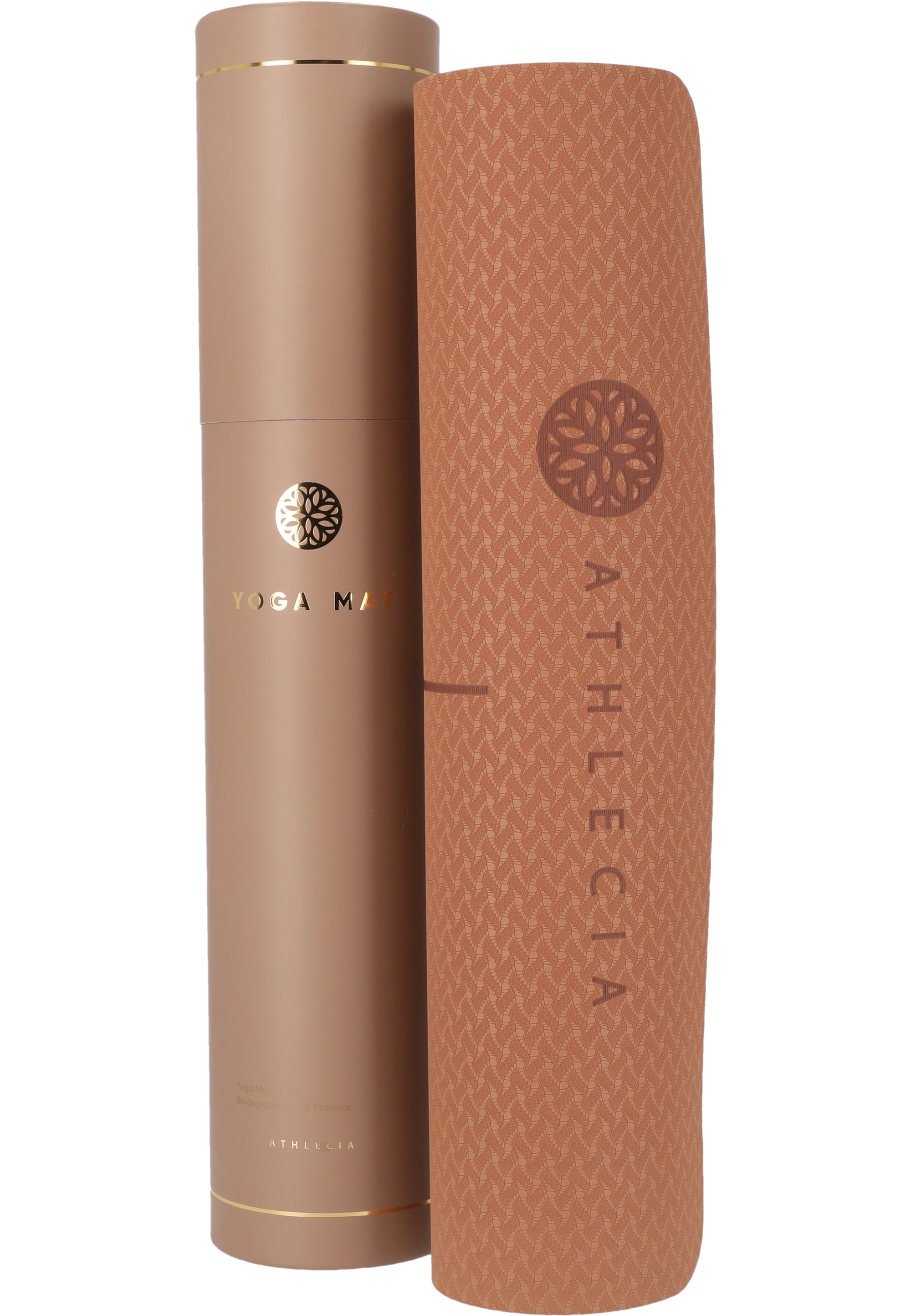 ATHLECIA Yogamatte "Estell", B/H/L: 61cm x 0,6cm x 173cmhellbraun, Sportmatten, mit robuster Fertigung