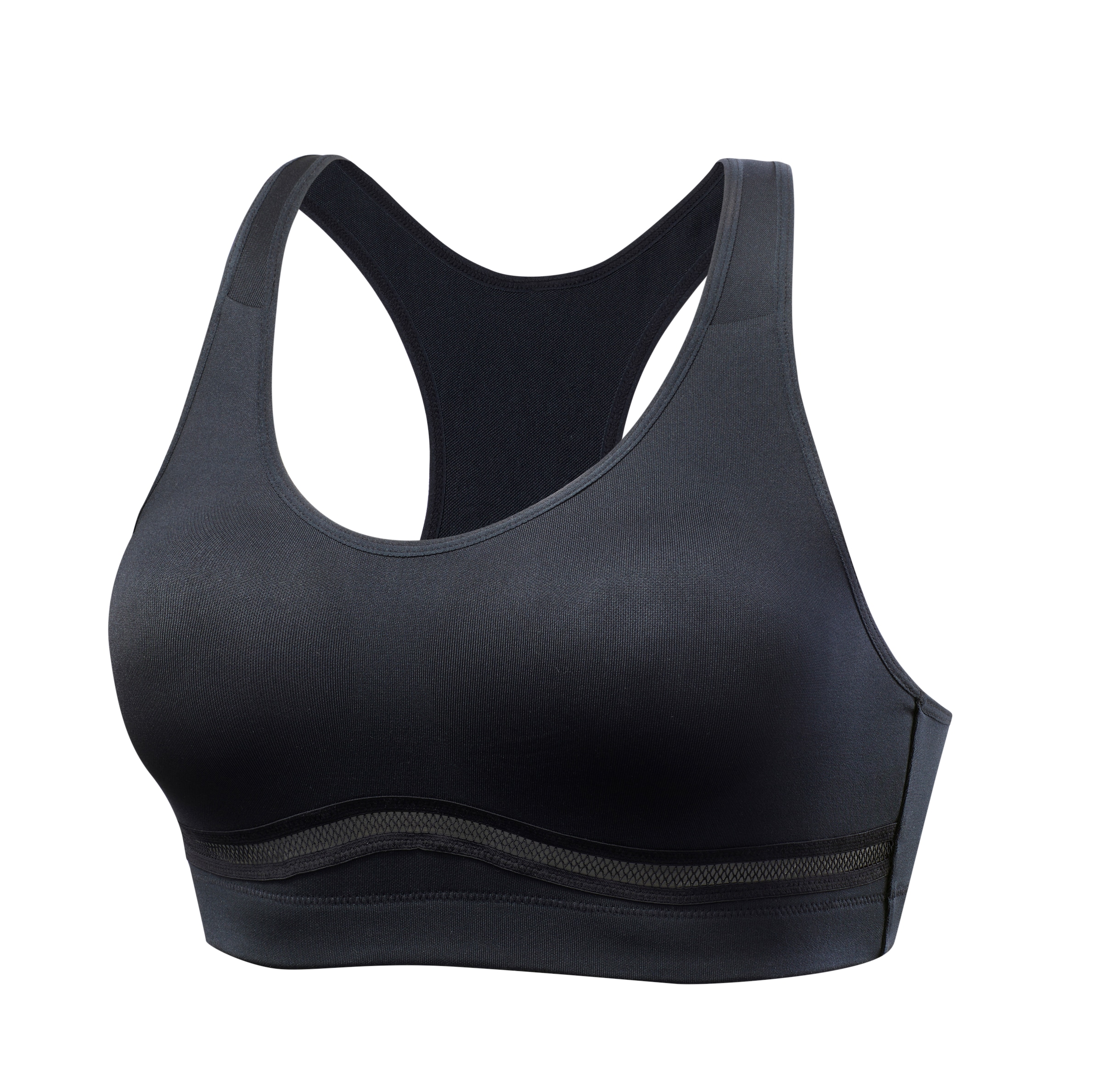 LASCANA ACTIVE Sport-BH, mit LA-Buchstaben aus funkelnden Pailletten aus Coolmax-Material