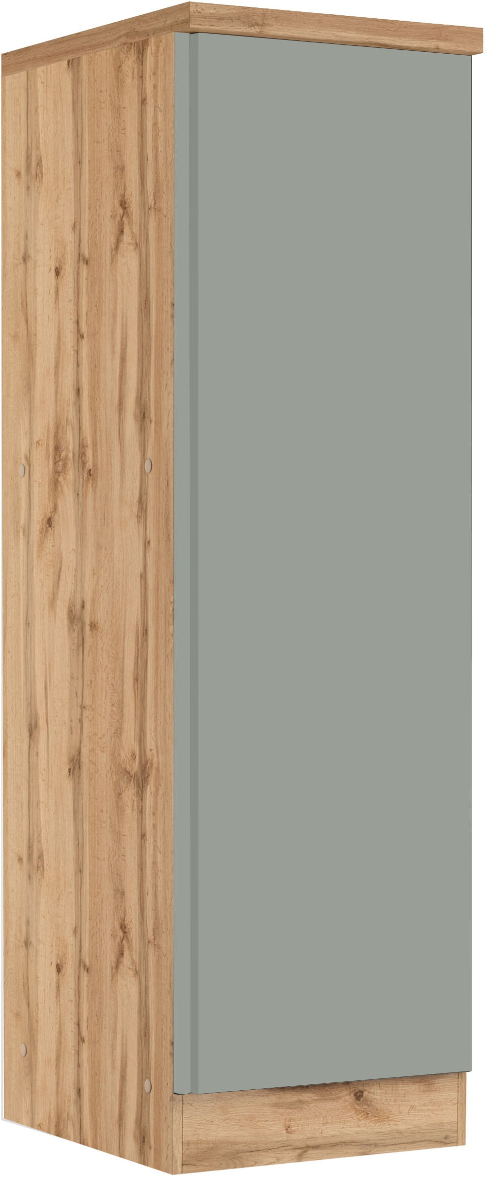 KOCHSTATION "KS-Virginia,neu in verbesserter Ausführung" Arbeitsplatte 38 mm stark, Stauraum, Softclose, Maße (B/H/T): ca. 50/166/60 cm, Türanschlag frei wählbar