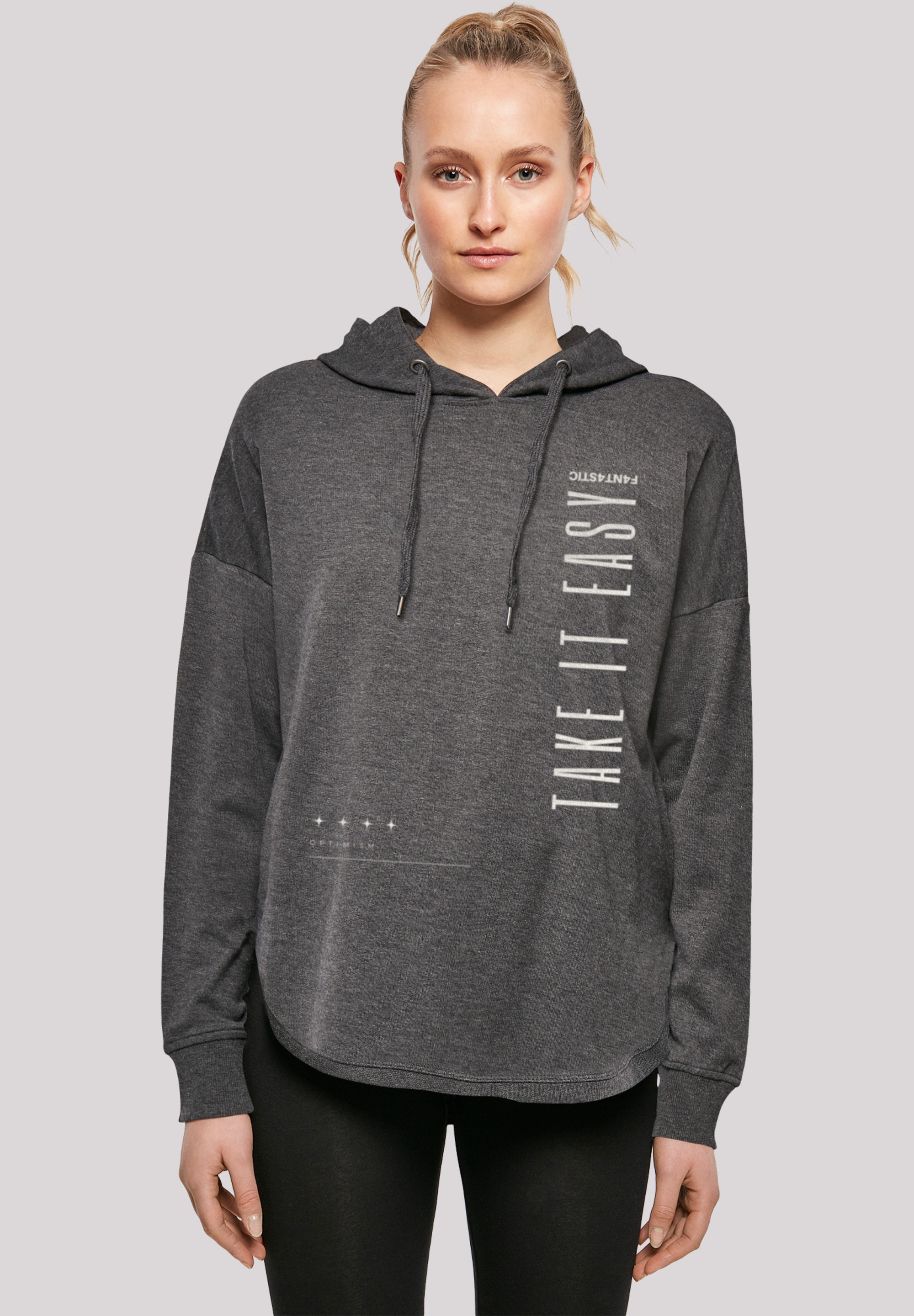 Kapuzenpullover »Take It Easy OVERSIZE HOODIE«, Print