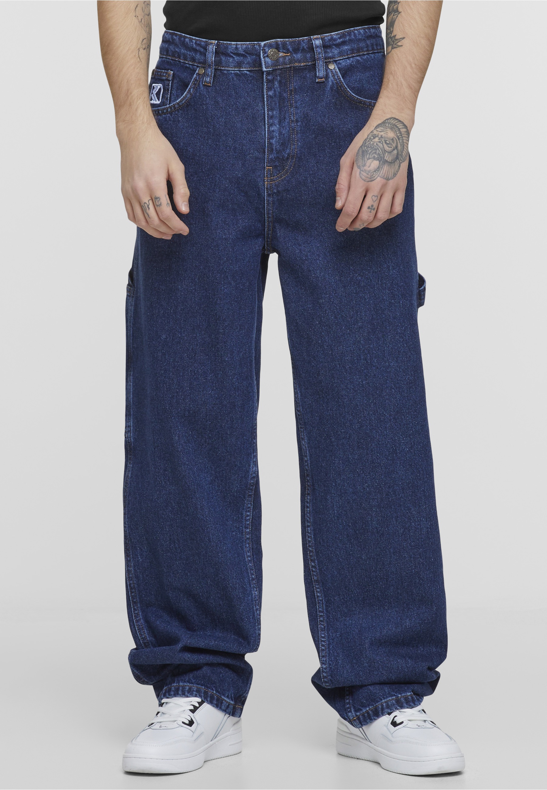 Karl Kani Bequeme Jeans »Karl Kani Herren KK Retro Baggy Workwear Denim«