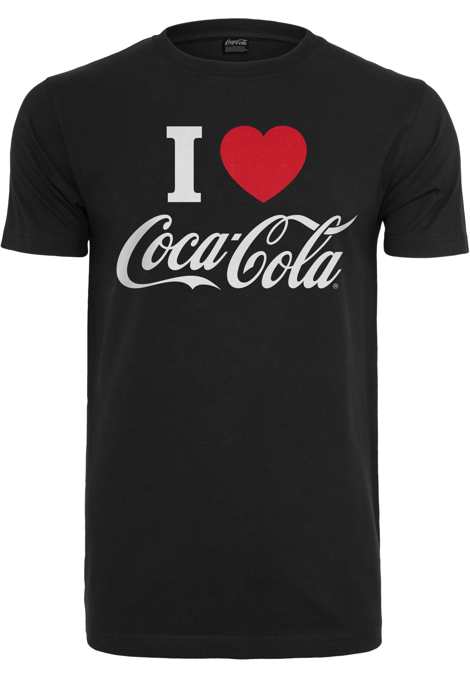 Merchcode T-Shirt "Merchcode Herren Coca Cola I Love Coke Tee" 1 Stk. tlg. günstig online kaufen