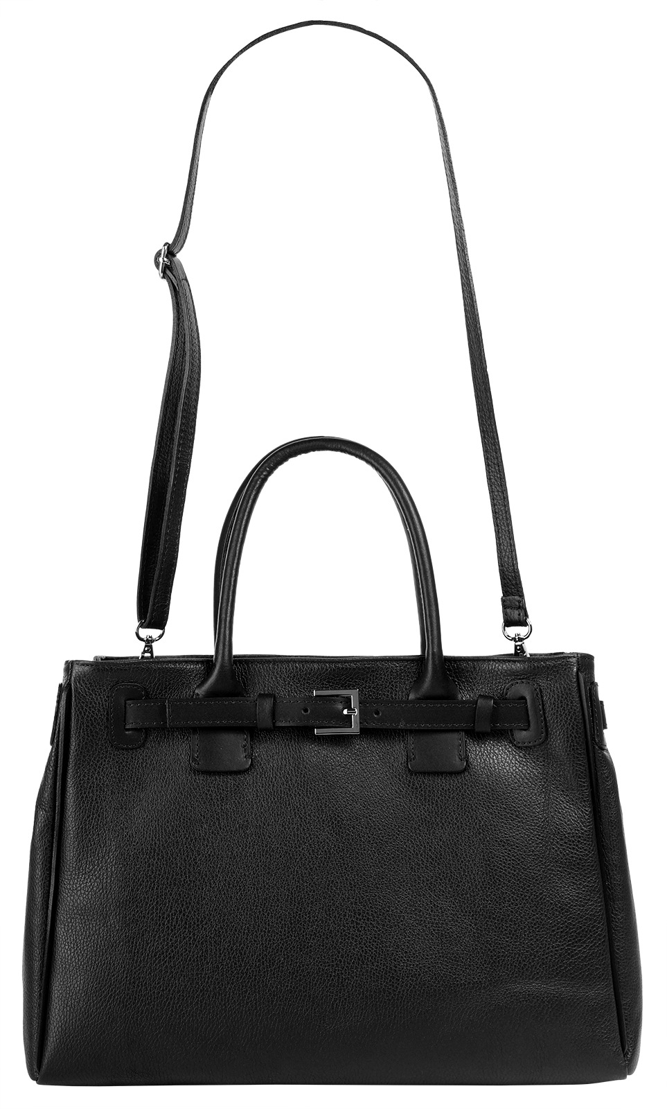 Cluty Henkeltasche echt Leder, Made in Italy
