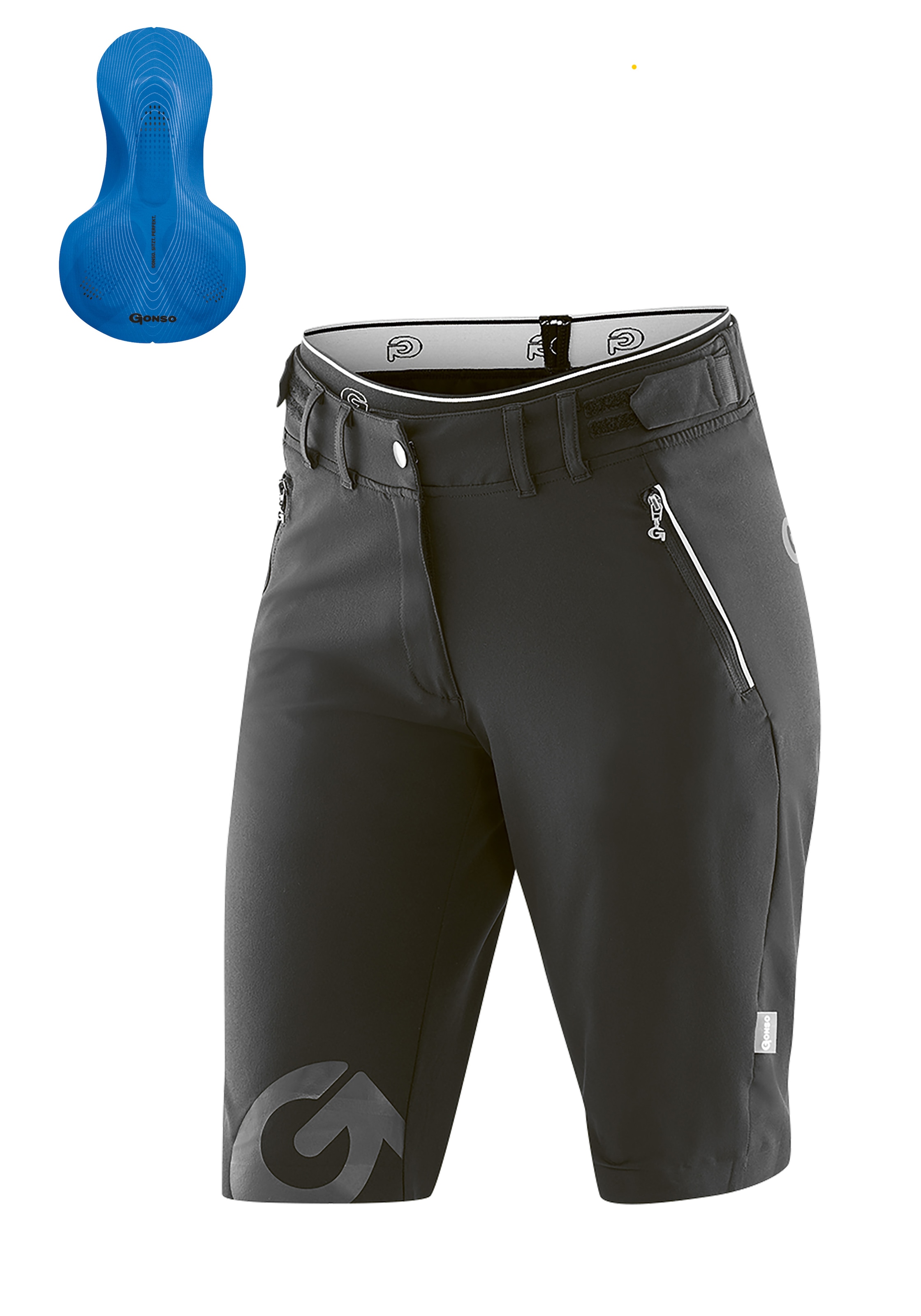 Gonso Fahrradhose "Sitivo Shorts W", Bikeshorts mit innovativem Sitzpolsterkonzept