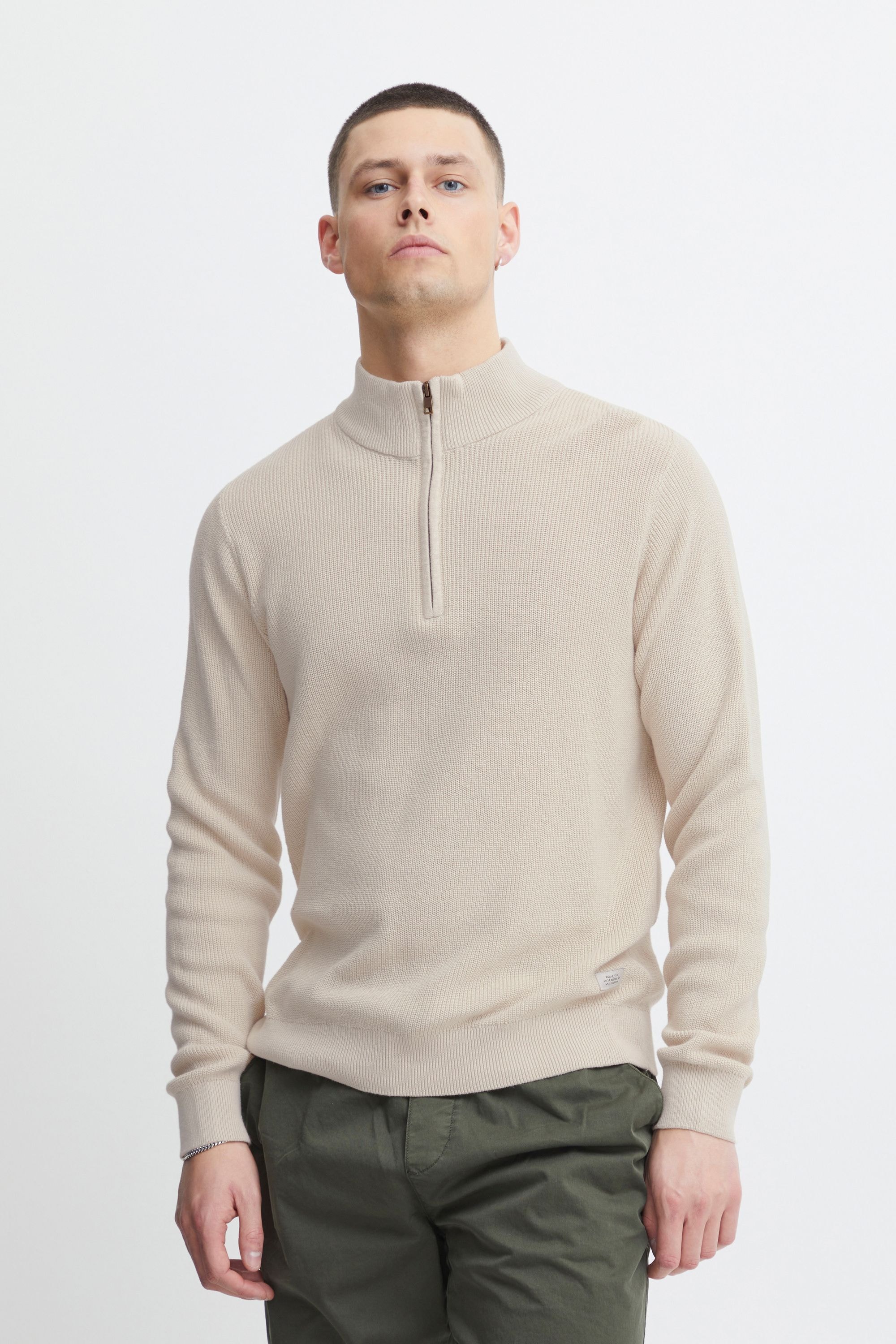 Blend Troyer "BHCodford", Schicker Pullover mit Reißverschlusskragen günstig online kaufen
