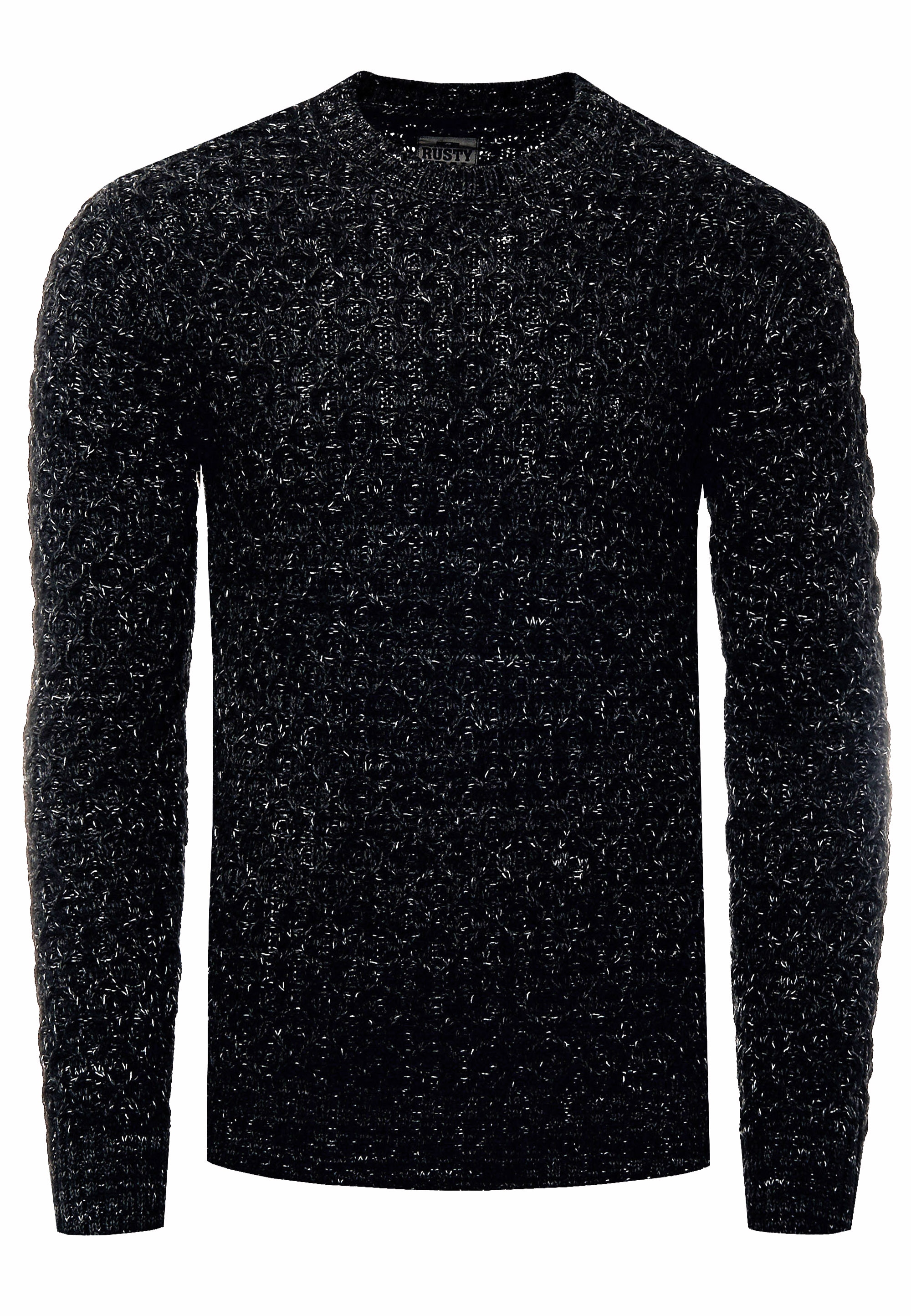 Rusty Neal Strickpullover, mit elegantem Rundhalsausschnitt
