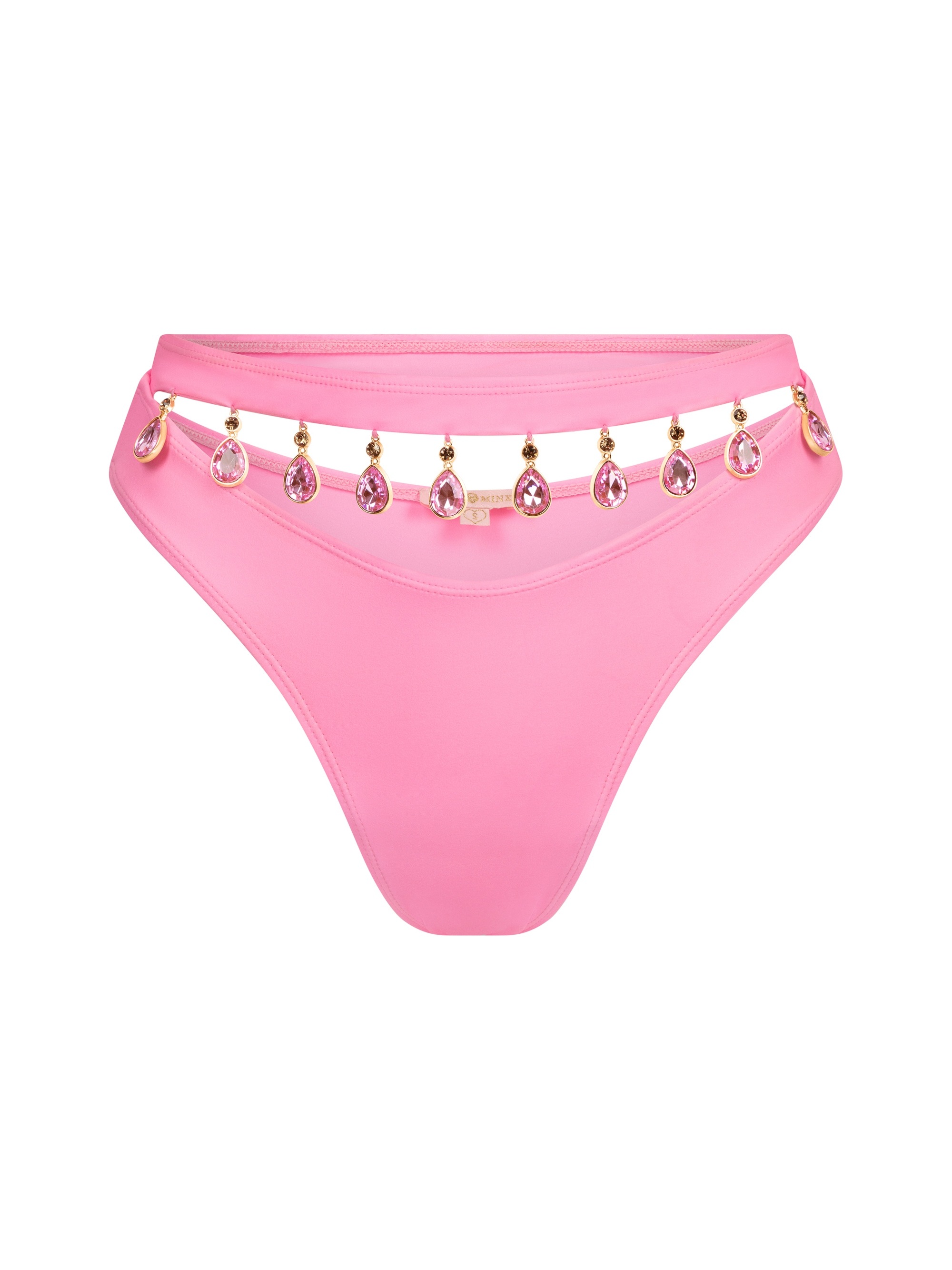 Moda Minx Bikini-Hose »Hera Droplet Cut Out High Waist«, mit wunderschönen Anhängern