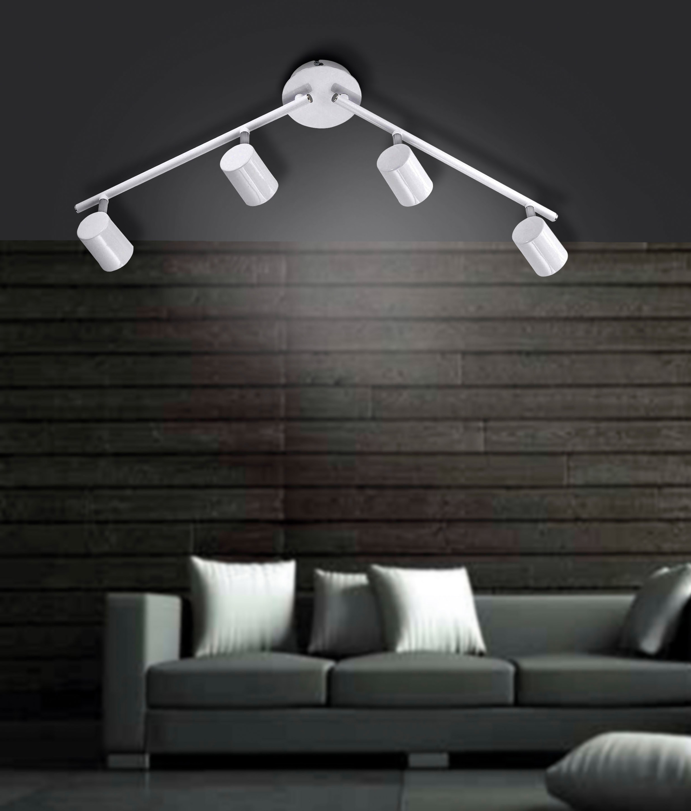 und 4 home BAUR schwenkbare »Maci«, schlichtes LED-Licht, Deckenleuchte Design, warmweißes my | flammig-flammig, dreh- LED Spots