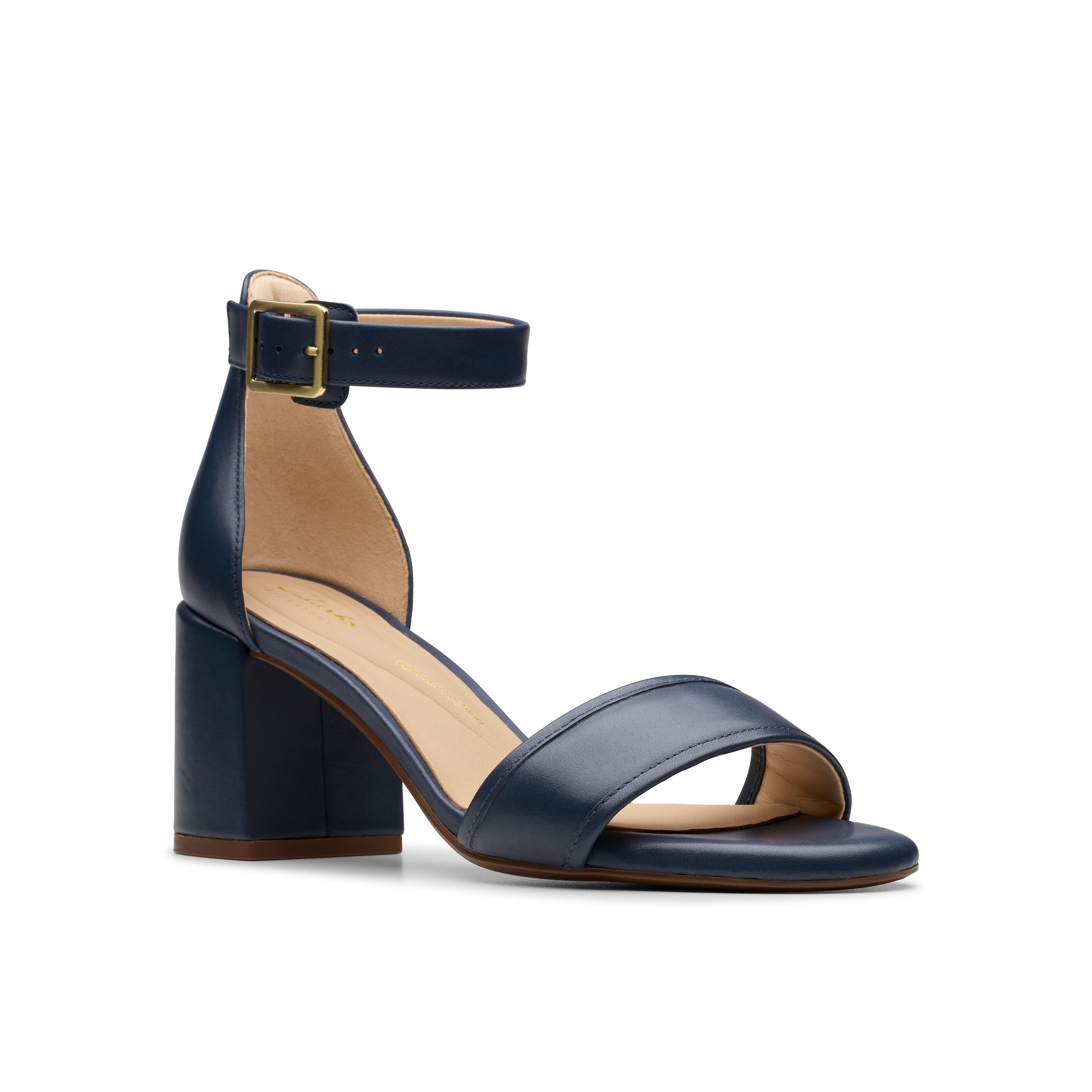 Clarks Sandale »Ezoria Mae«, Festtagsschuh, Sandalette mit Blockabsatz
