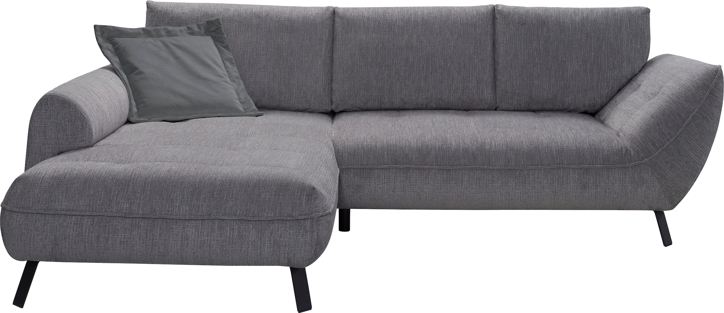 exxpo - sofa fashion Ecksofa "Bellini, Materialmix oder komplett Struktur, günstig online kaufen