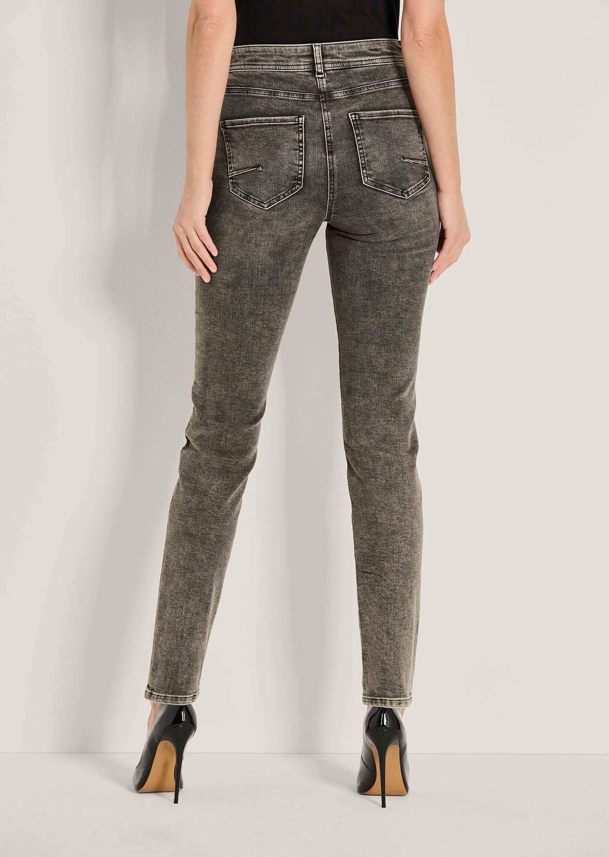 MADELEINE Regular-fit-Jeans »Jeans Schmale Jeans mit Used-Waschung«
