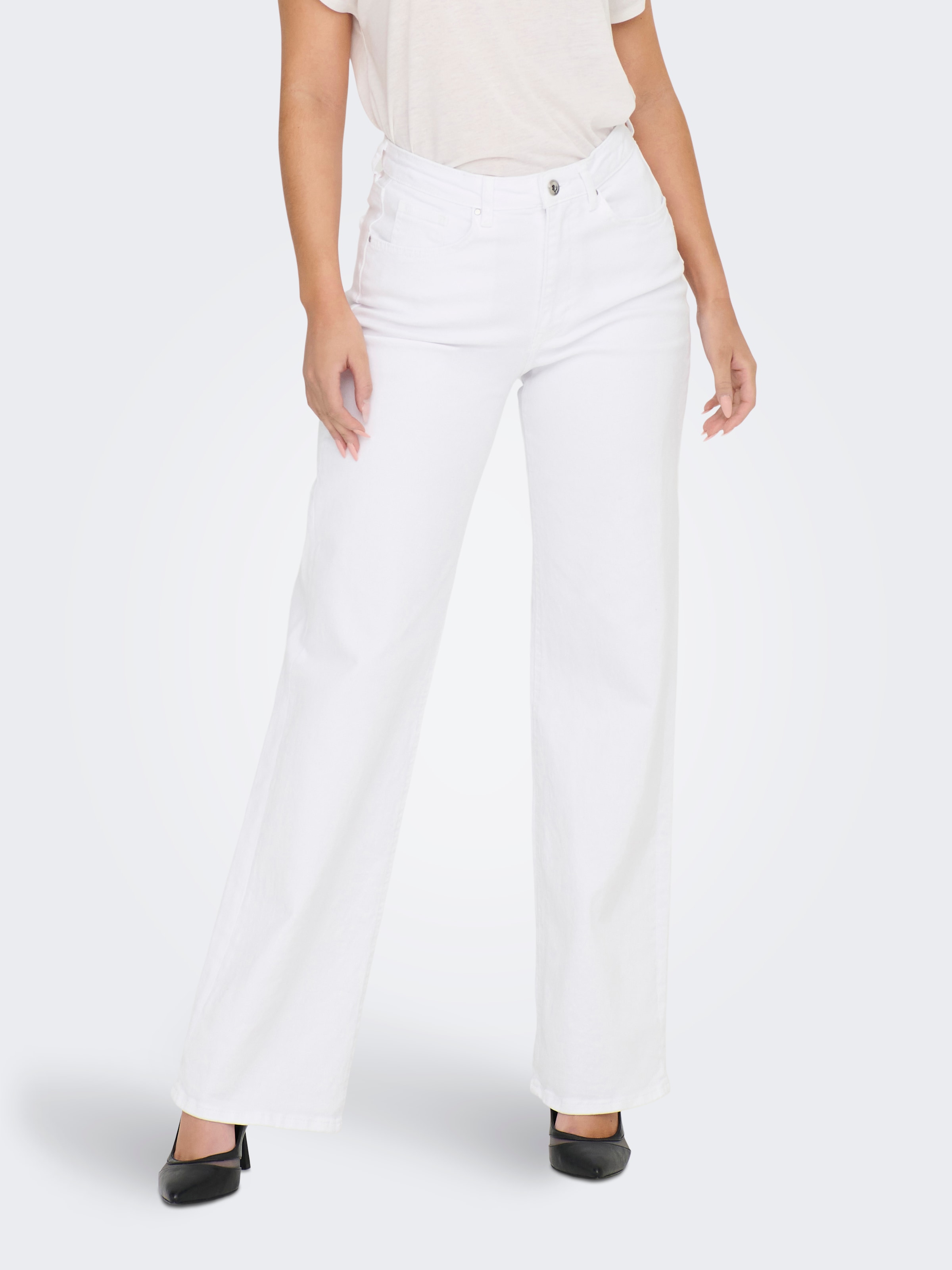 ONLY High-waist-Jeans "ONLJUICY HW WIDE LEG DNM REA NOOS" günstig online kaufen