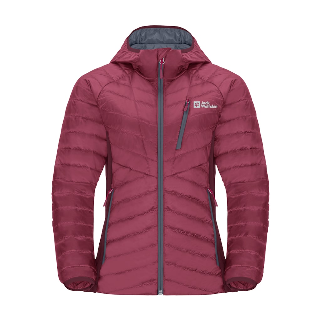 Jack Wolfskin Steppjacke »ROUTEBURN PRO INS JKT W«, mit Kapuze