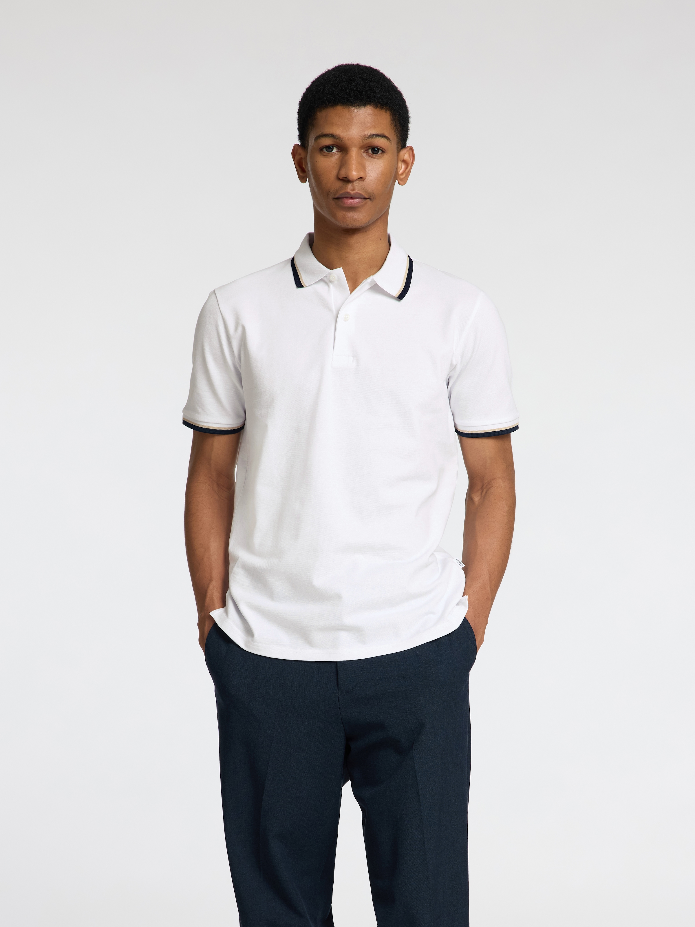 SELECTED HOMME Poloshirt "SLHSLIM-ATLAS SPORT SS POLO" günstig online kaufen