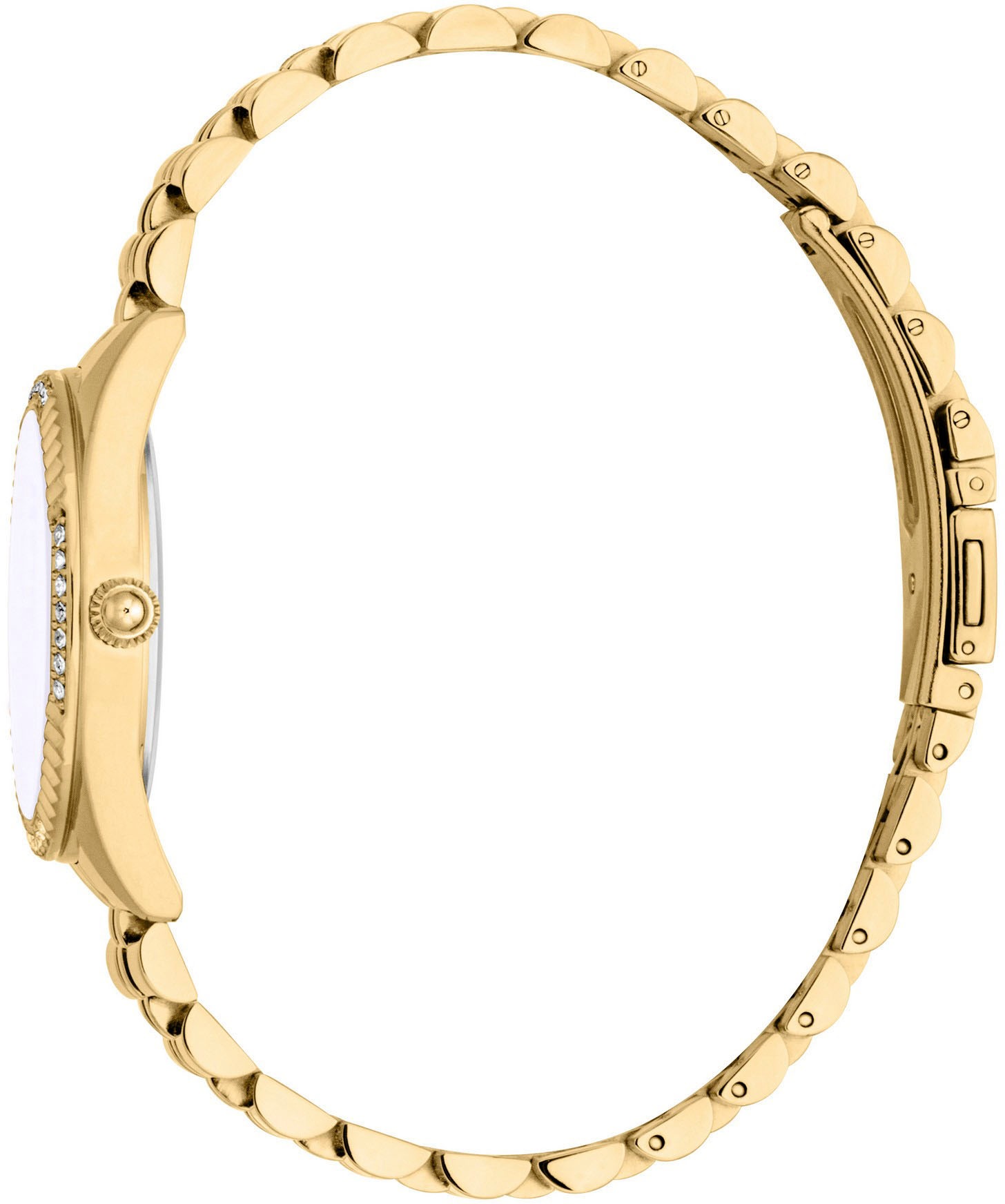 Just Cavalli Time Quarzuhr »Glam«, (Set, 2 tlg., mit Schmuckarmband), Armbanduhr, Damenuhr, Edelstahlarmband, Ideal auch als Geschenk
